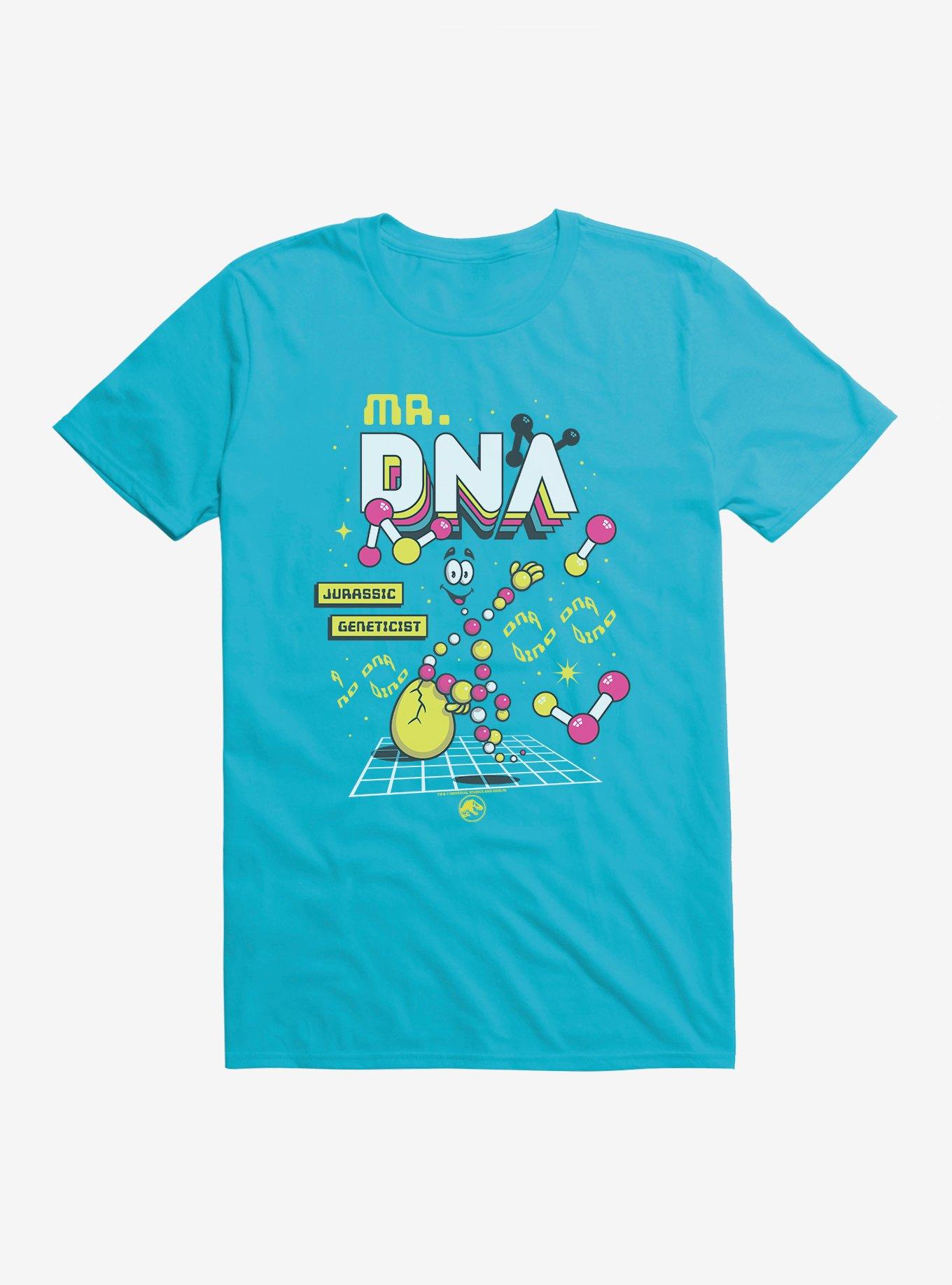 Jurassic World Mr. DNA Jurassic Geneticist T-Shirt, TROPICAL BLUE, hi-res