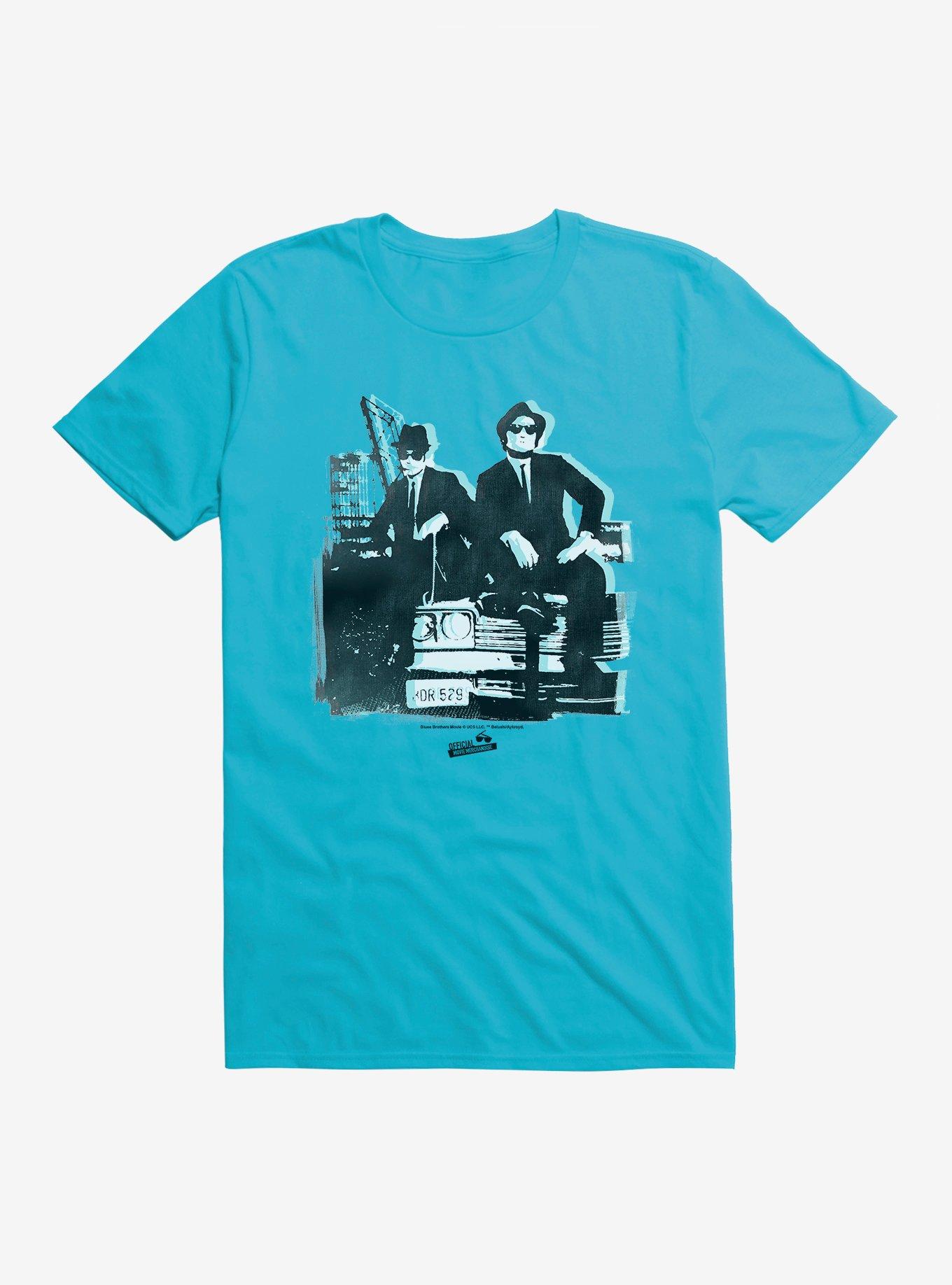The Blues Brothers Band T-Shirt, TROPICAL BLUE, hi-res