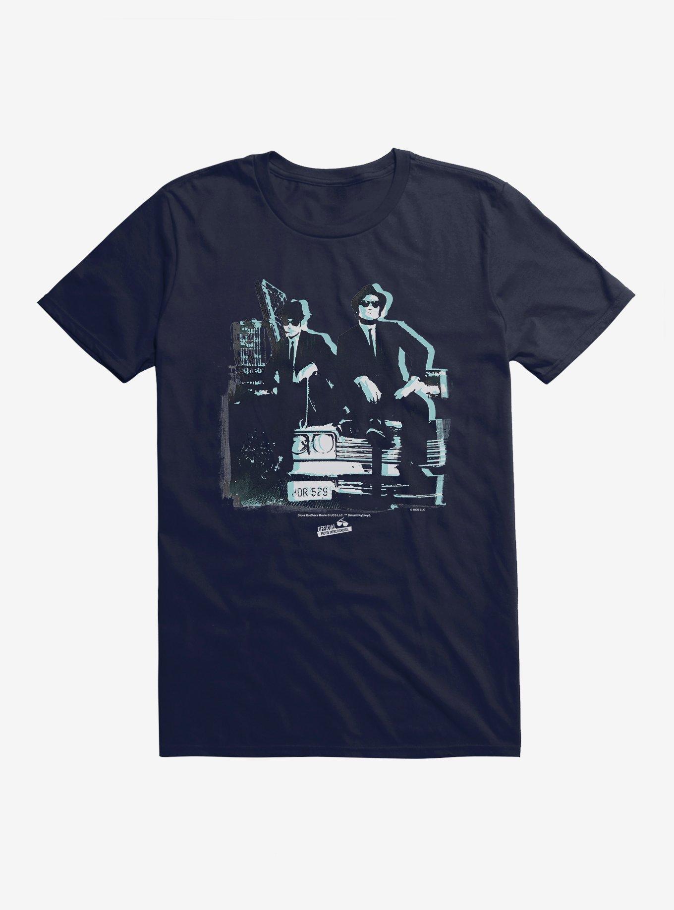 The Blues Brothers Band T-Shirt, NAVY, hi-res