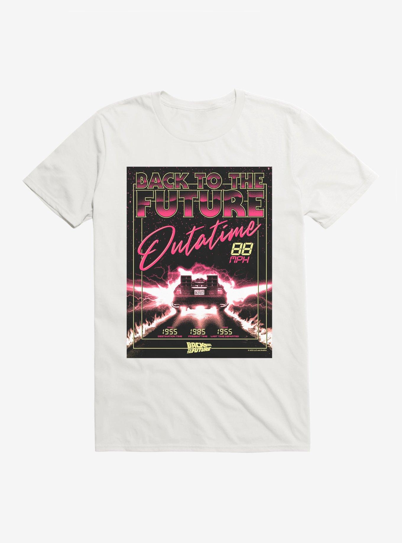 Back To The Future Out A Time T-shirt, WHITE, hi-res