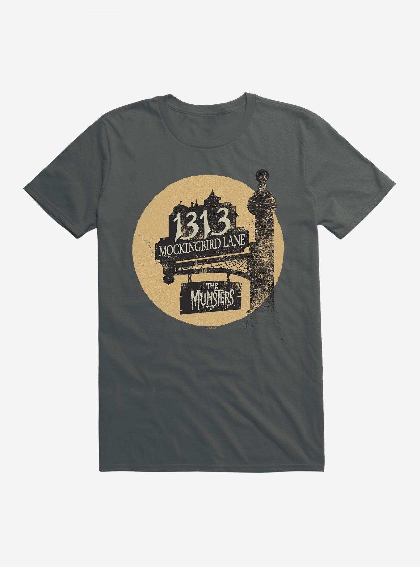 The Munsters Mockingbird Lane Post T-Shirt, CHARCOAL, hi-res