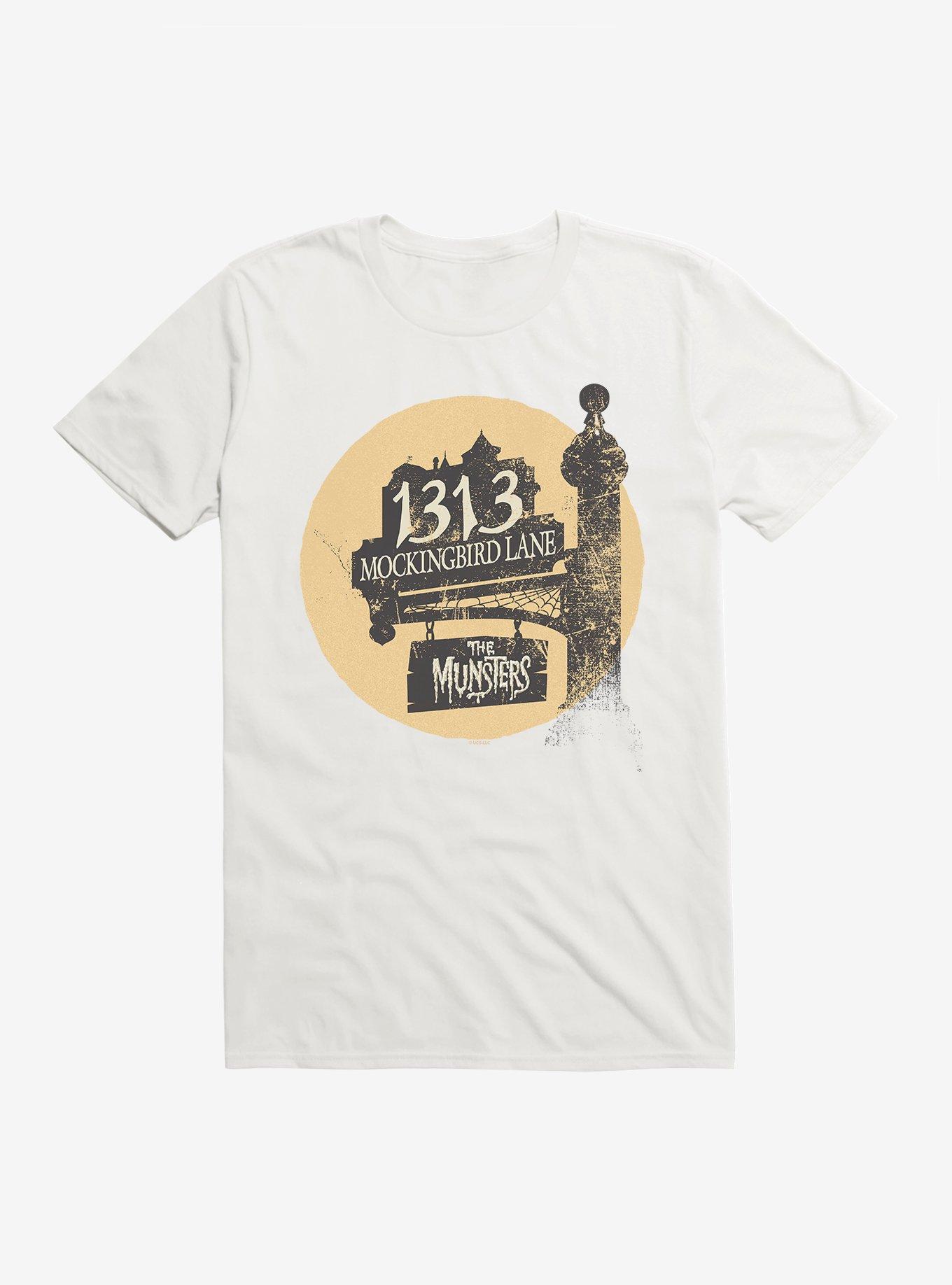 The Munsters Mockingbird Lane Post T-Shirt, WHITE, hi-res