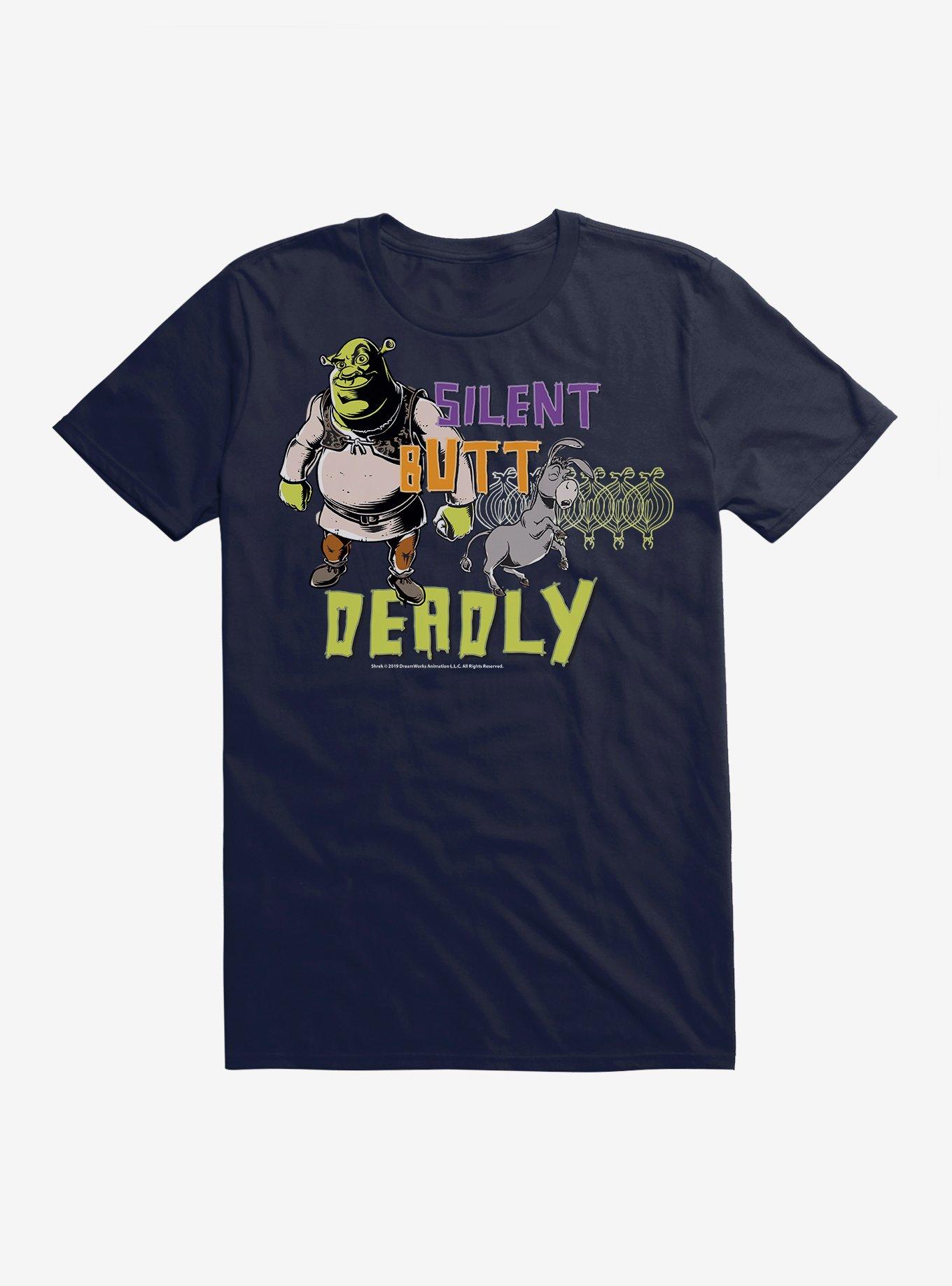 Shrek Silent Butt Deadly T-Shirt, NAVY, hi-res