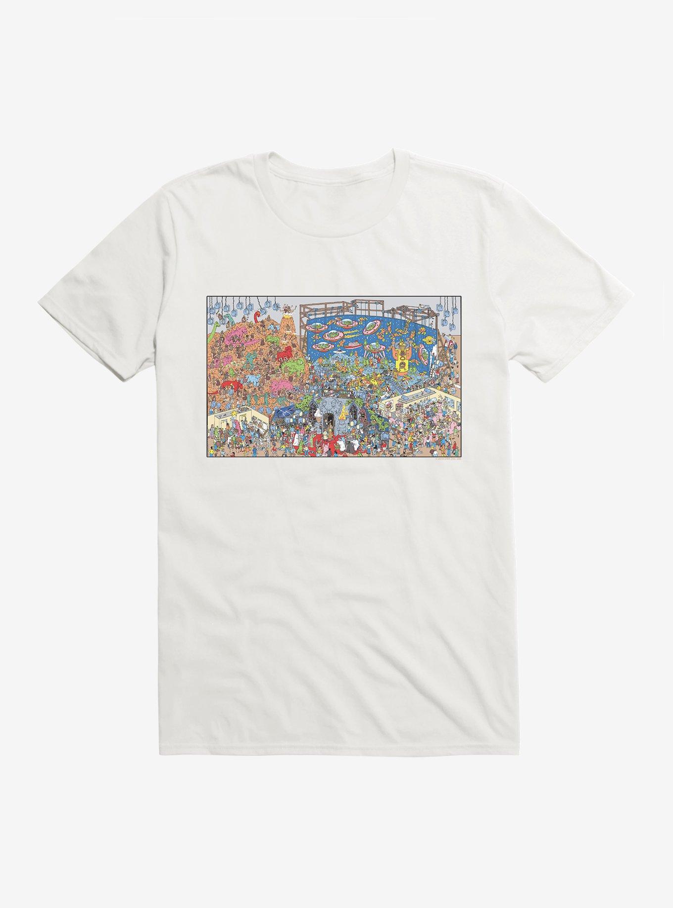 Where's Waldo? Search The Dinosaurs T-Shirt, , hi-res
