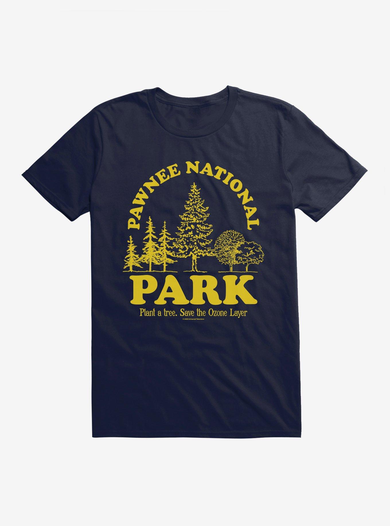 Parks And Recreation Pawnee National Park T-Shirt, NAVY, hi-res
