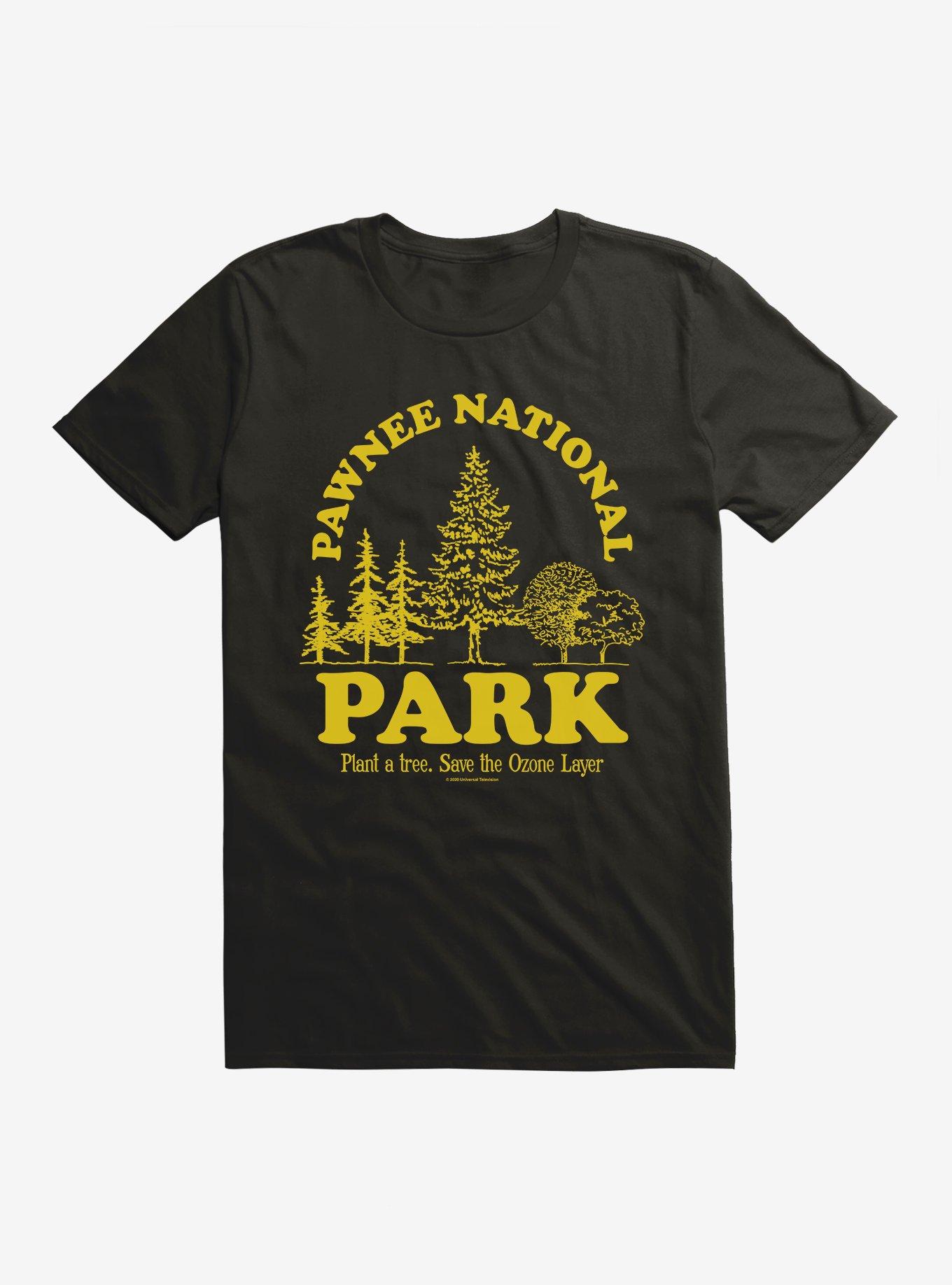 Parks And Recreation Pawnee National Park T-Shirt, BLACK, hi-res