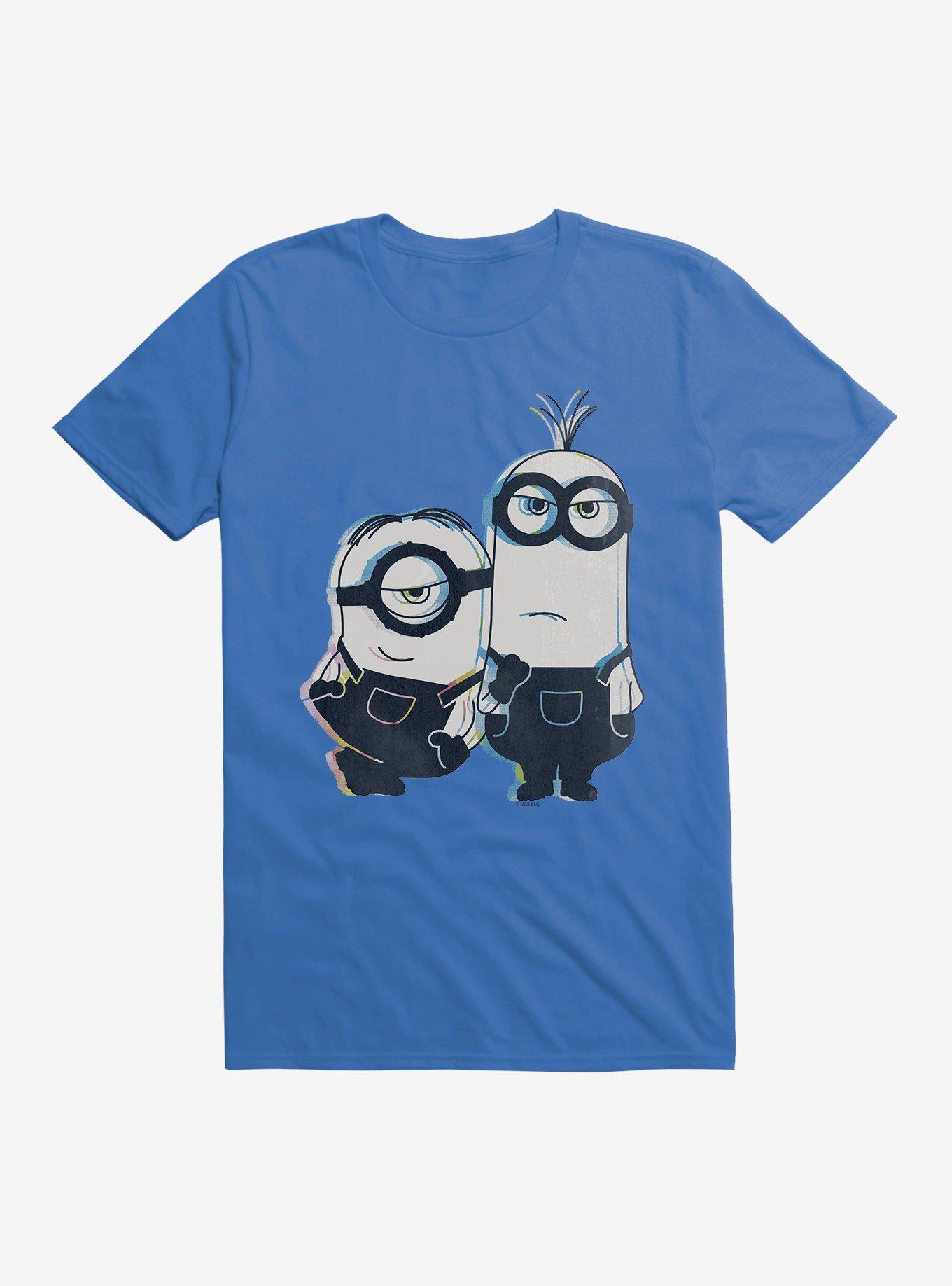 Minions Pose Sketch Art T-Shirt, ROYAL BLUE, hi-res