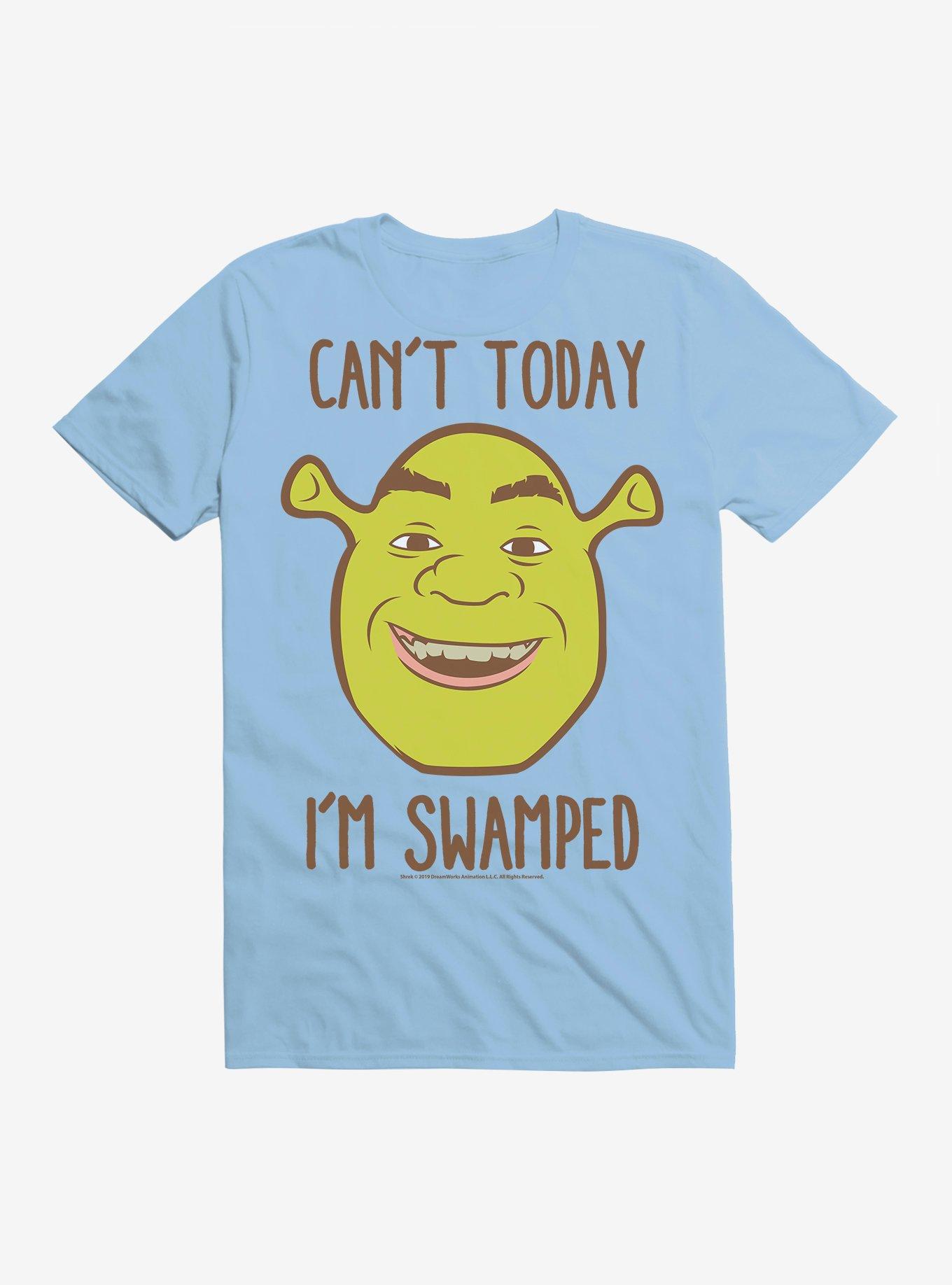 Shrek Can?t Today I'm Swamped T-Shirt, LIGHT BLUE, hi-res
