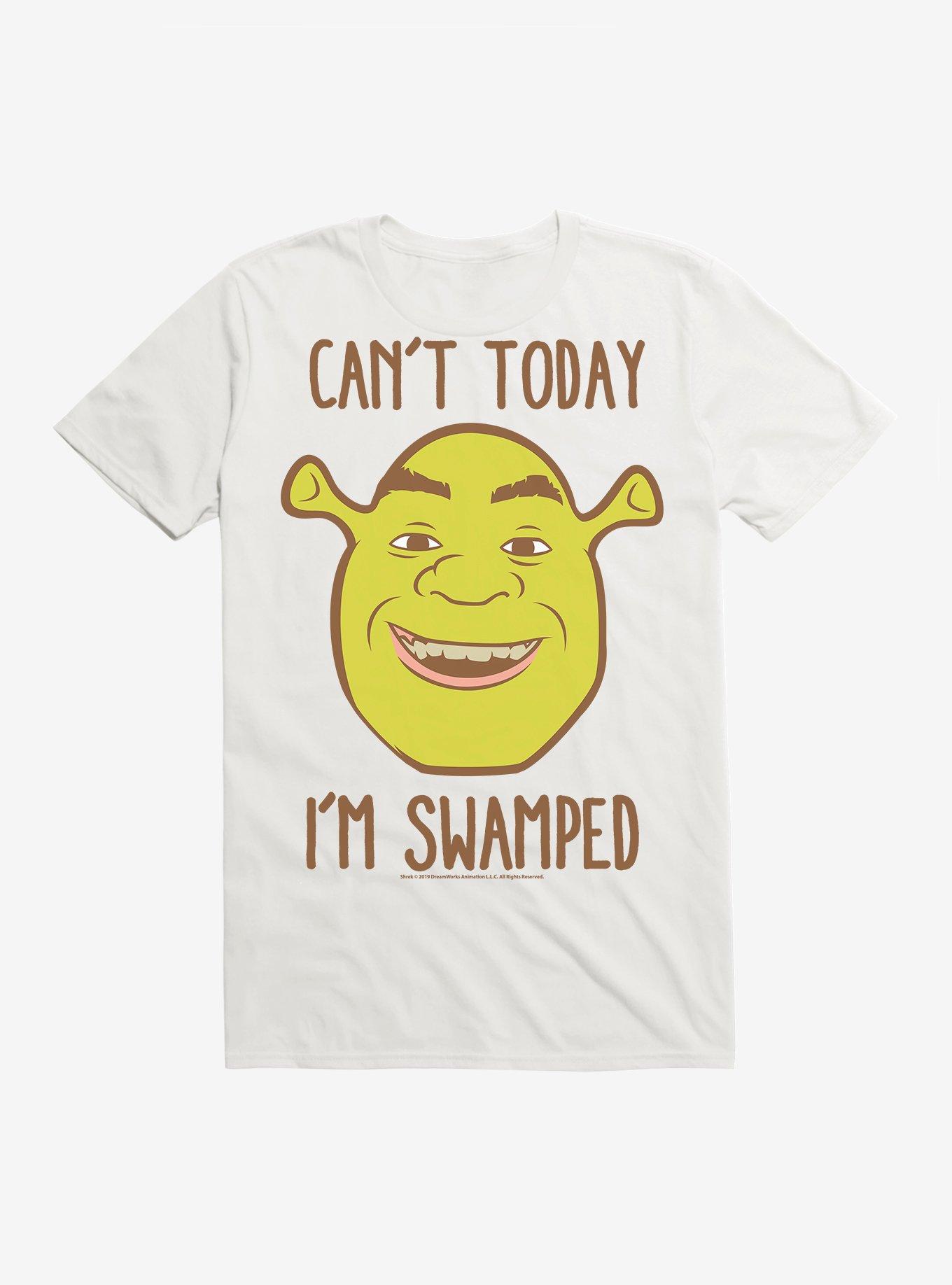 Shrek Can?t Today I'm Swamped T-Shirt, WHITE, hi-res