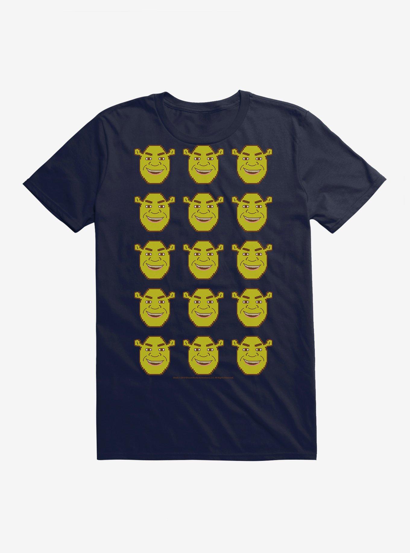 Shrek Happy Shrek Faces T-Shirt, , hi-res