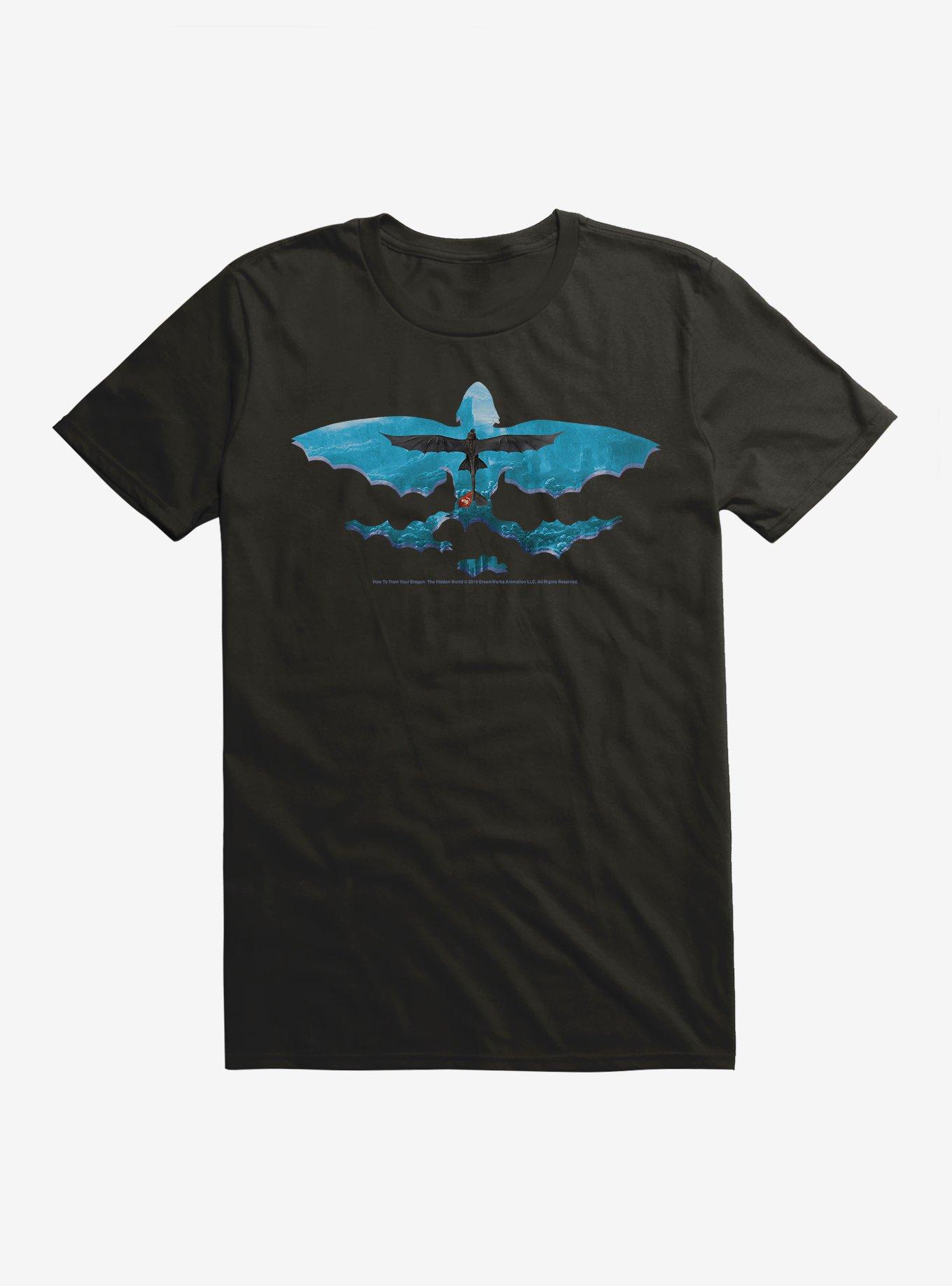 How To Train Your Dragon Dragon Outline T-Shirt, , hi-res