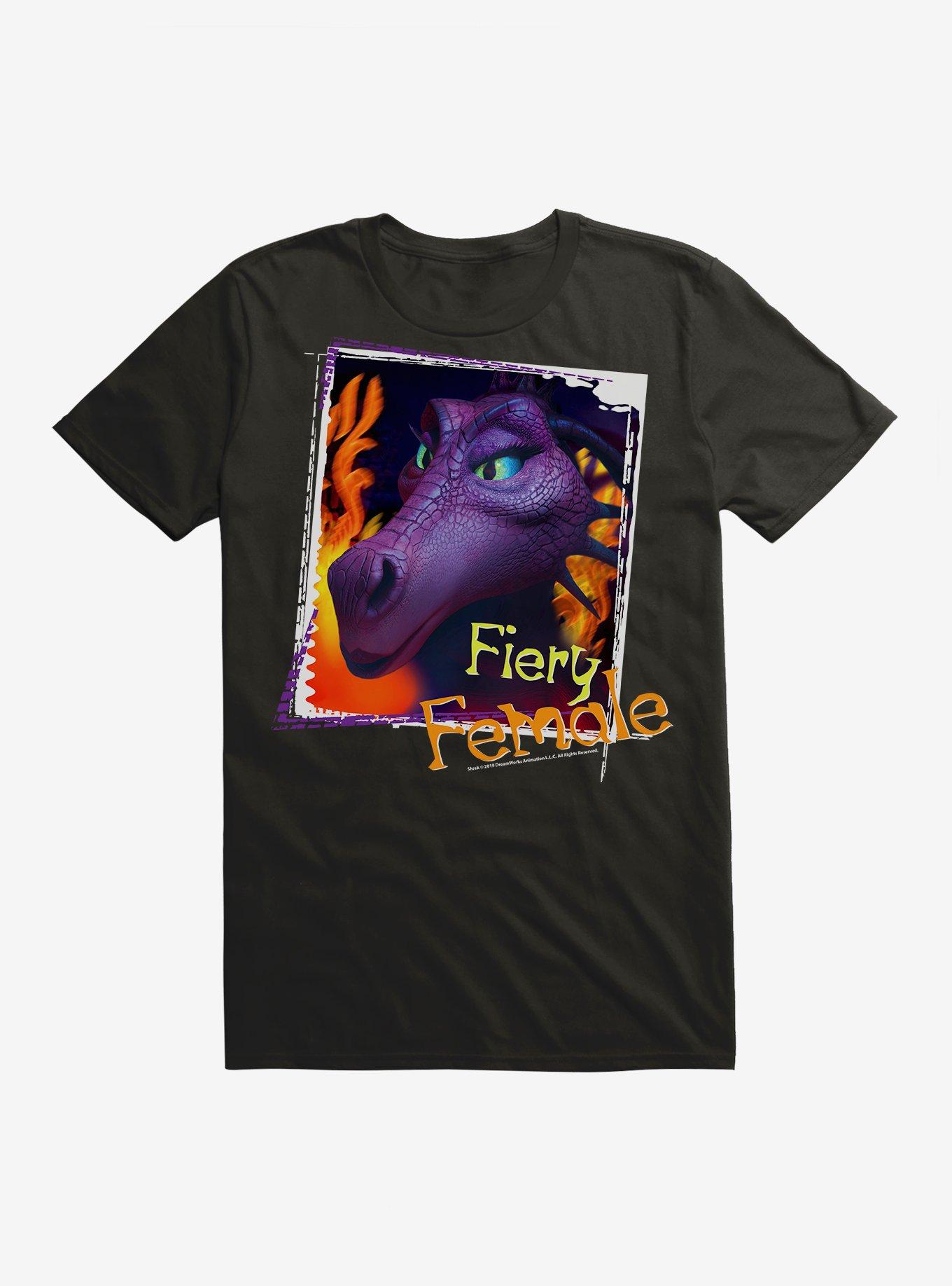 Shrek Dragon Fiery Female T-Shirt