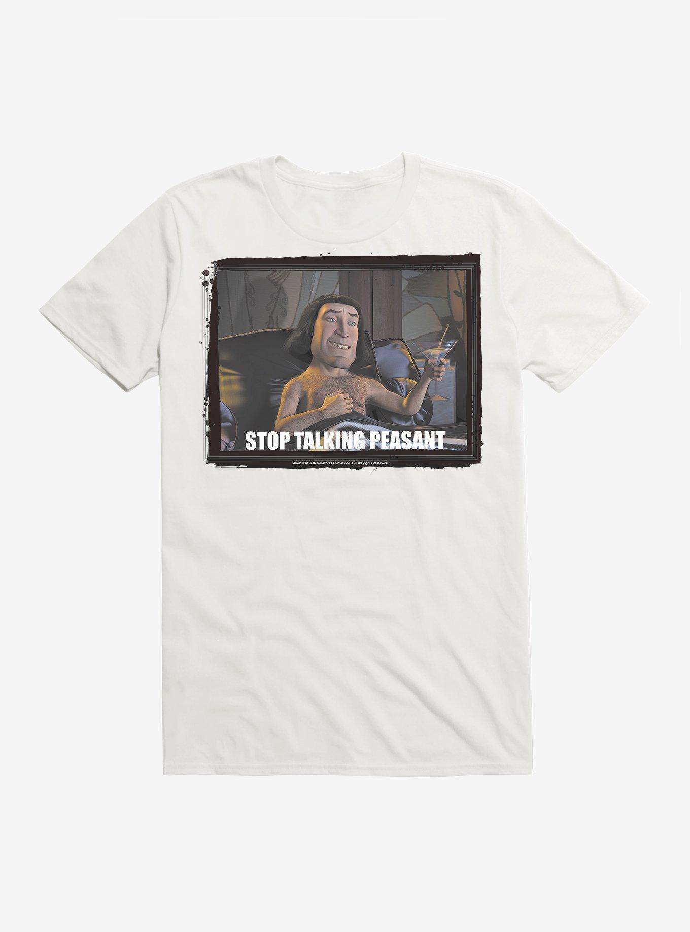 Shrek Farquaad Stop Talking Peasant T-Shirt, , hi-res