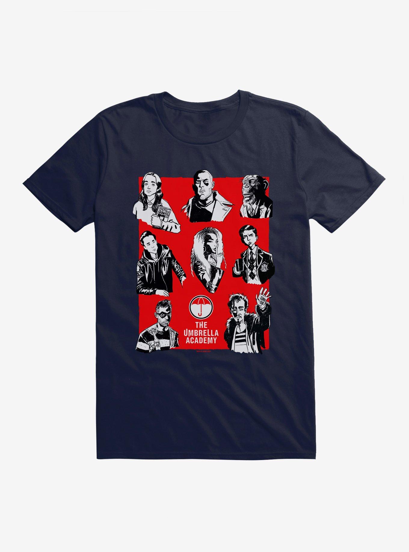 The Umbrella Academy All Members T-Shirt, , hi-res