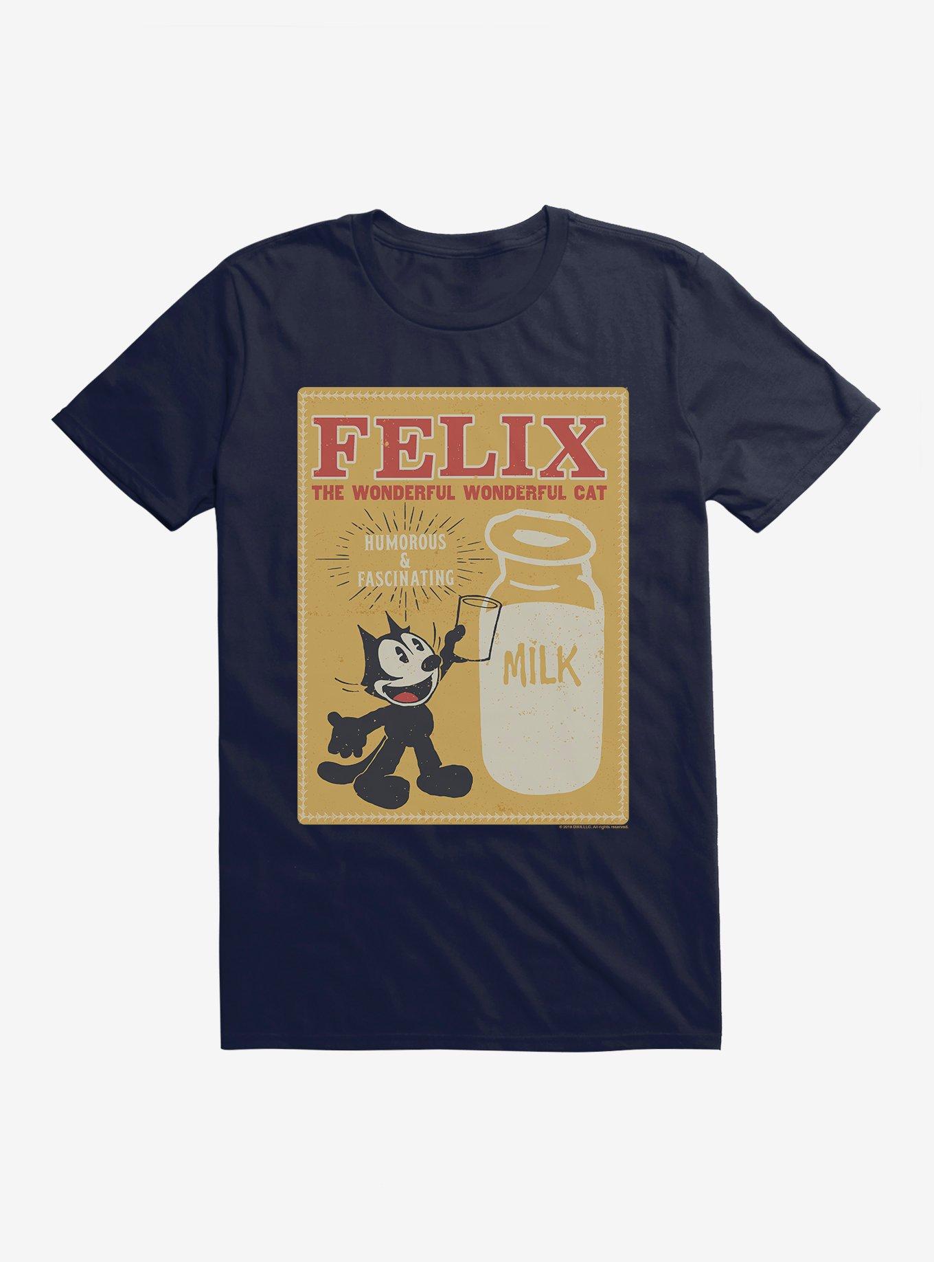 Felix The Cat The Wonderful Cat T-Shirt, NAVY, hi-res