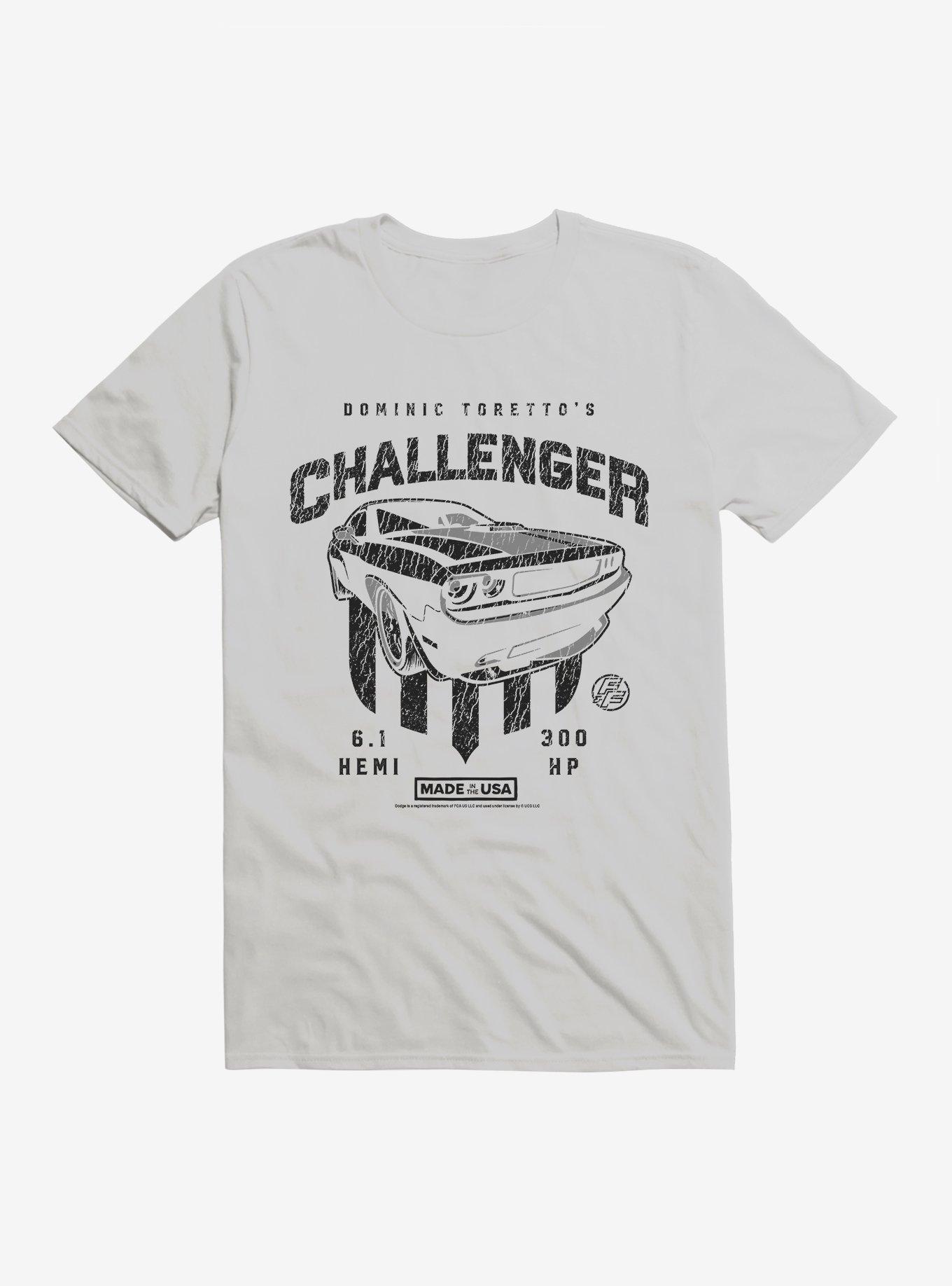 Fast & Furious Toretto's Challenger Specs T-Shirt