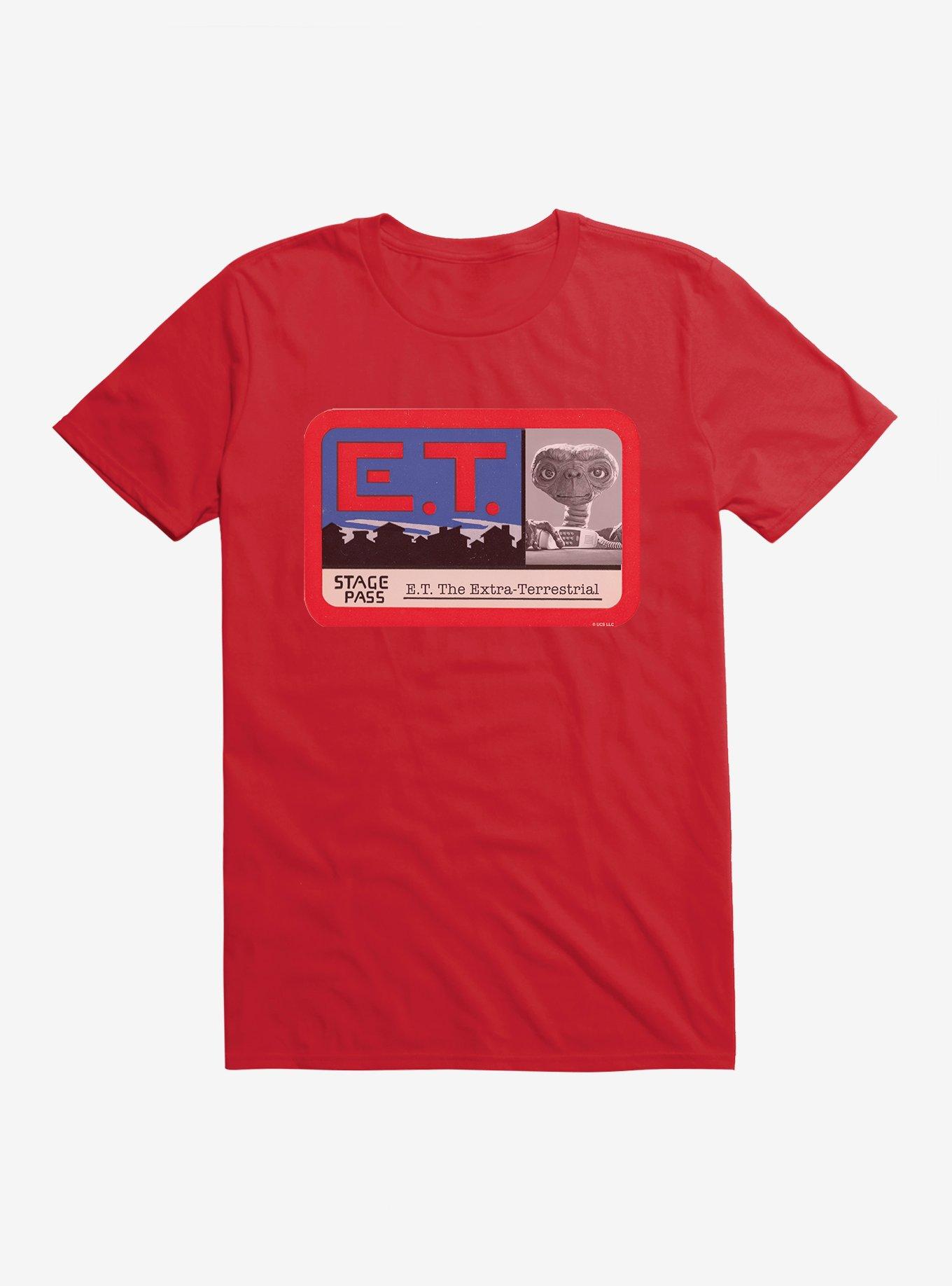 E.T. 40th Anniversary Stage Pass T-Shirt, RED, hi-res