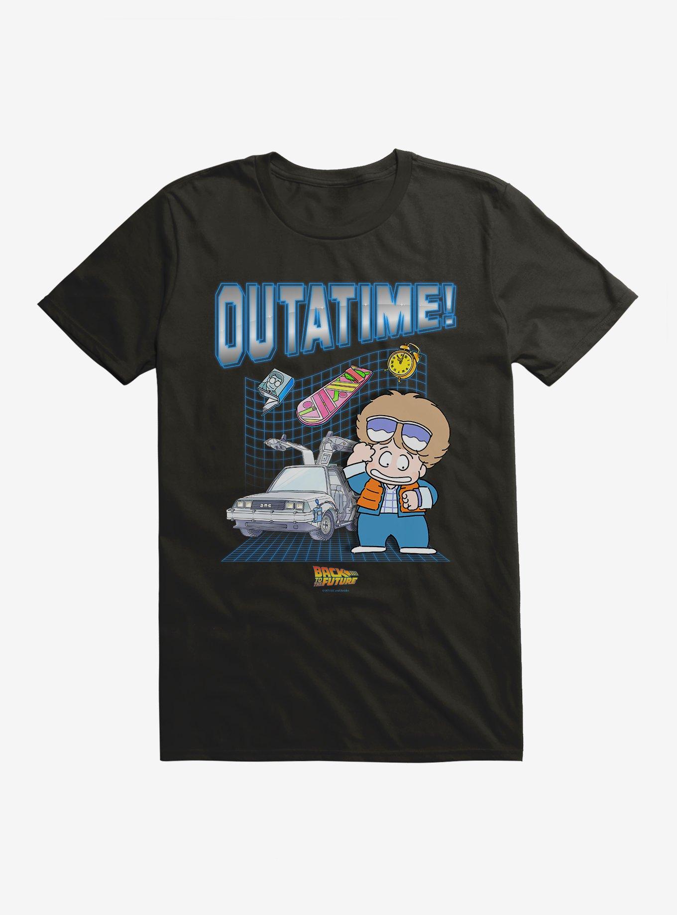 Back To The Future Anime Outatime! T-Shirt, , hi-res