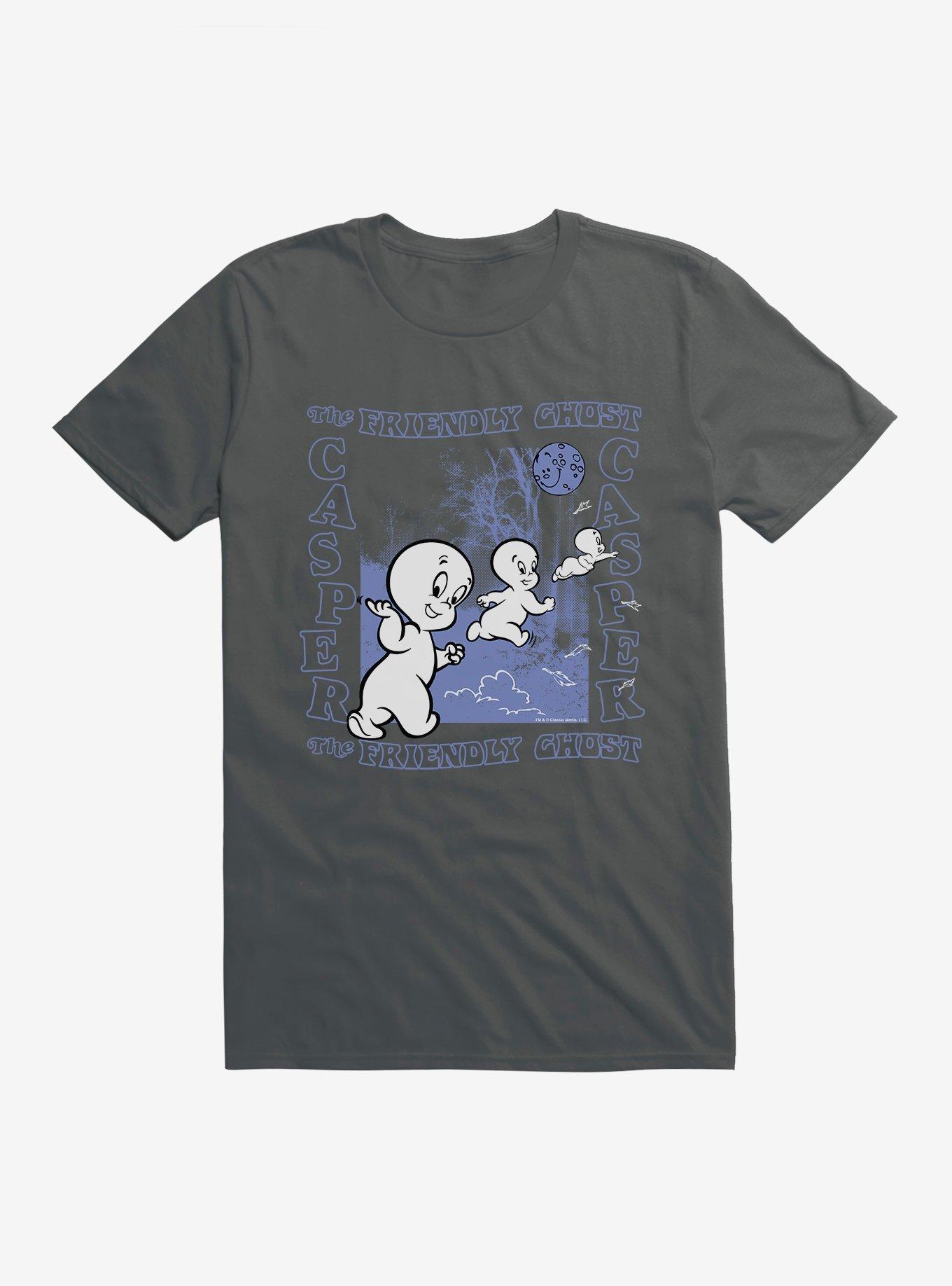 Casper The Friendly Ghost Let's Fly T-Shirt, CHARCOAL, hi-res