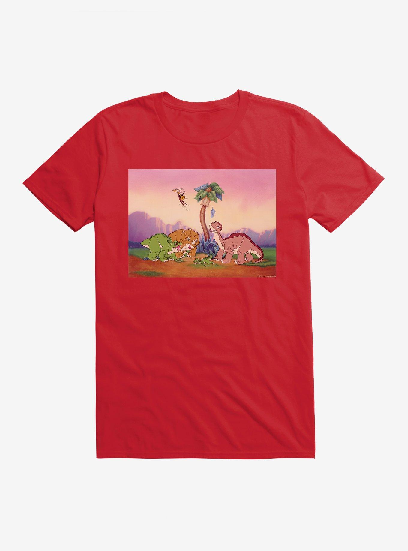 The Land Before Time Lunchtime T-Shirt, RED, hi-res