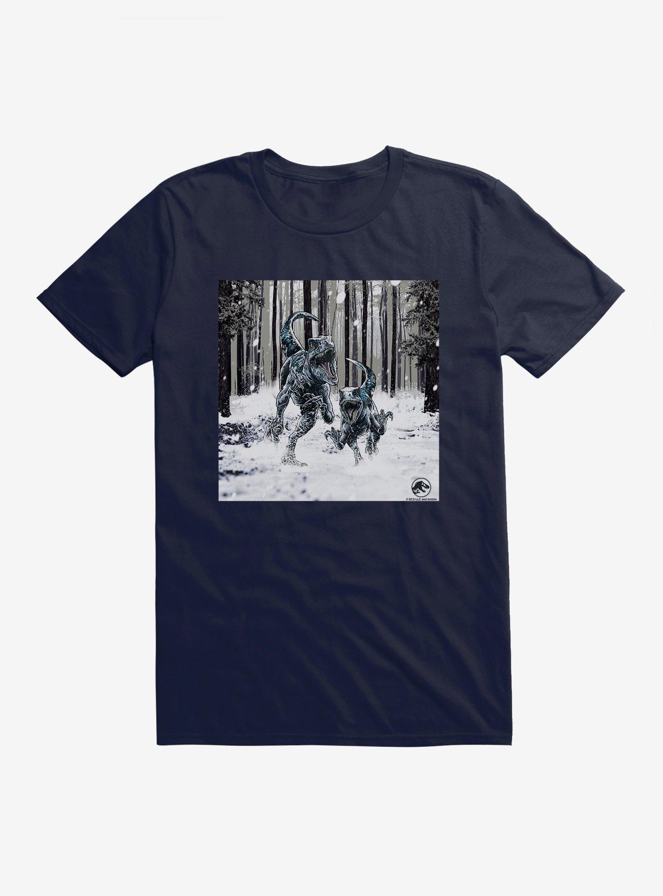 Jurassic World Dominion Forest Hunt T-Shirt, NAVY, hi-res