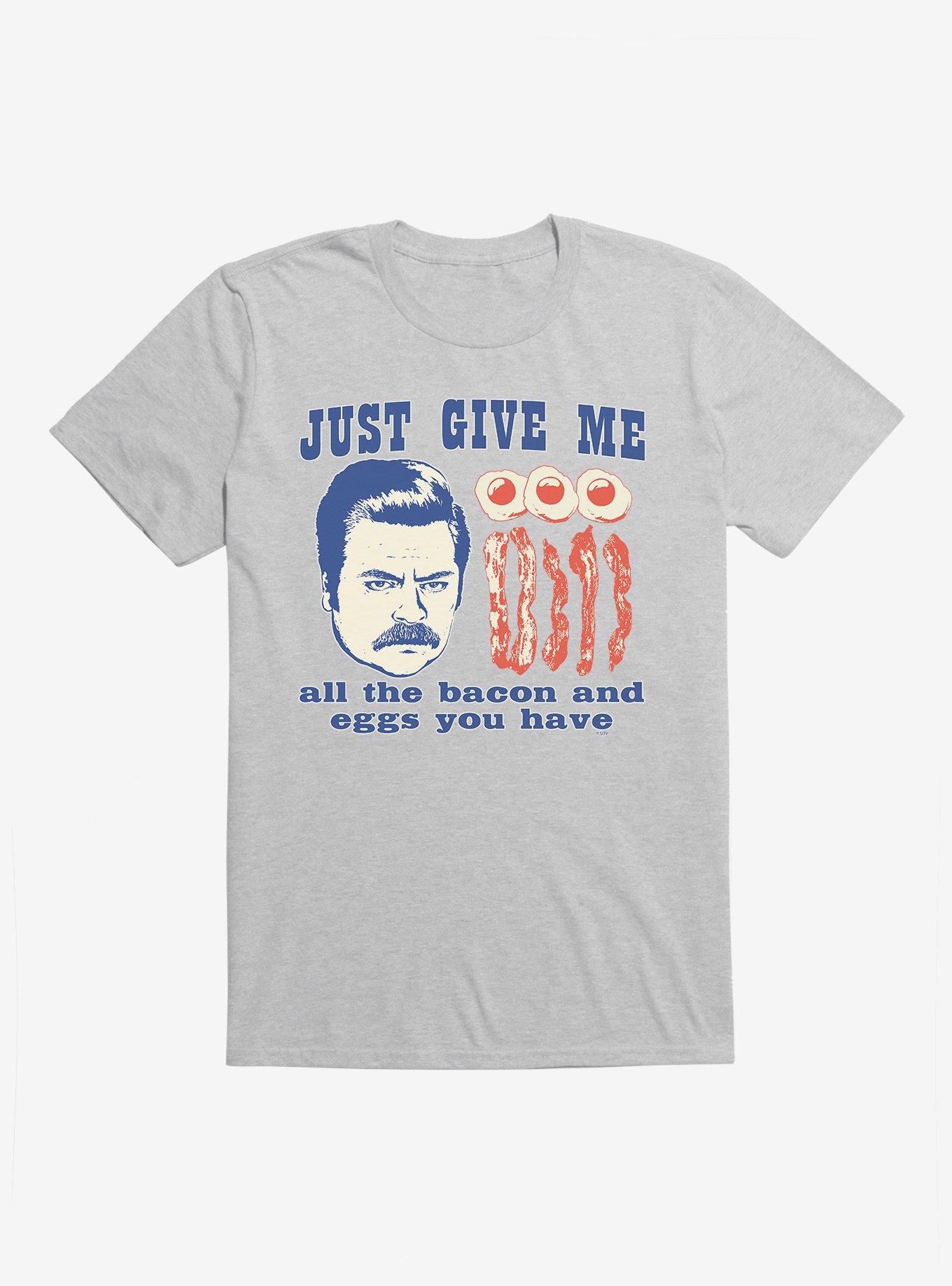 Parks And Recreation Ron And Breakfast T-Shirt