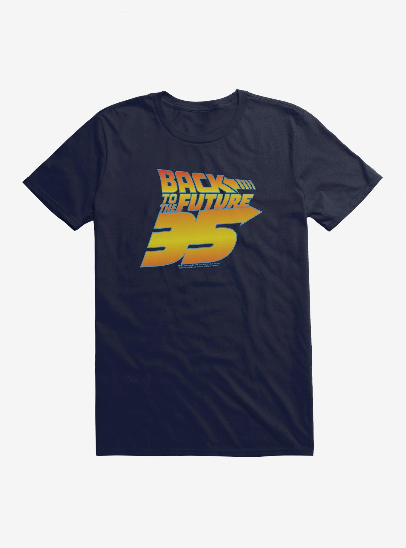 Back To The Future 35th Anniversary T-Shirt, NAVY, hi-res