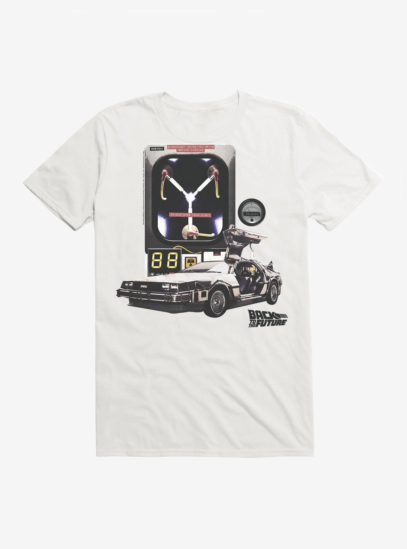 Back To The Future DeLorean Time Machine T-Shirt, , hi-res