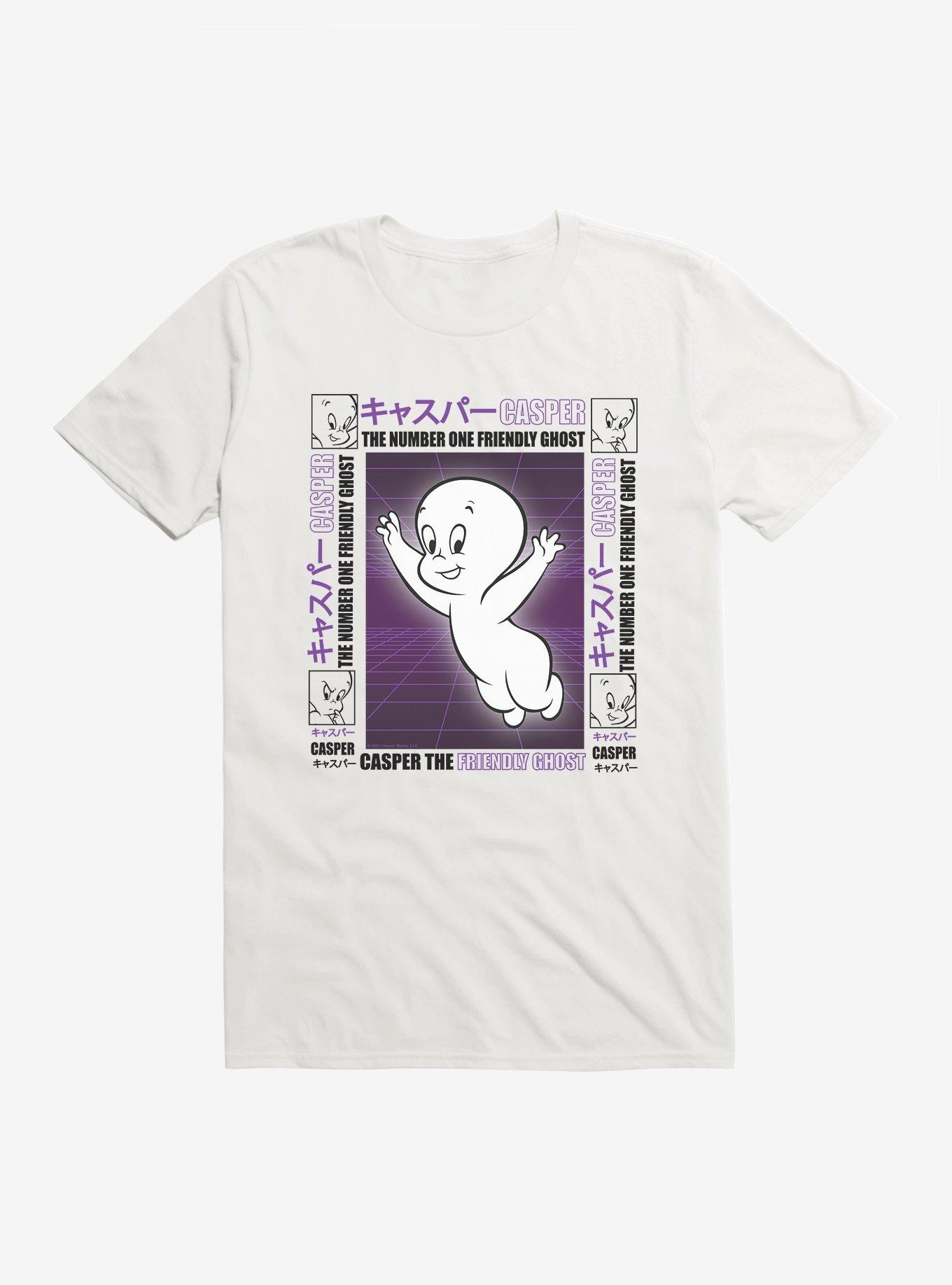 Casper The Friendly Ghost Virtual Raver Number One T-Shirt