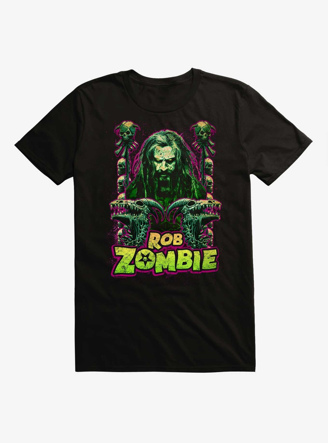 Rob Zombie Bones And Skulls T-Shirt