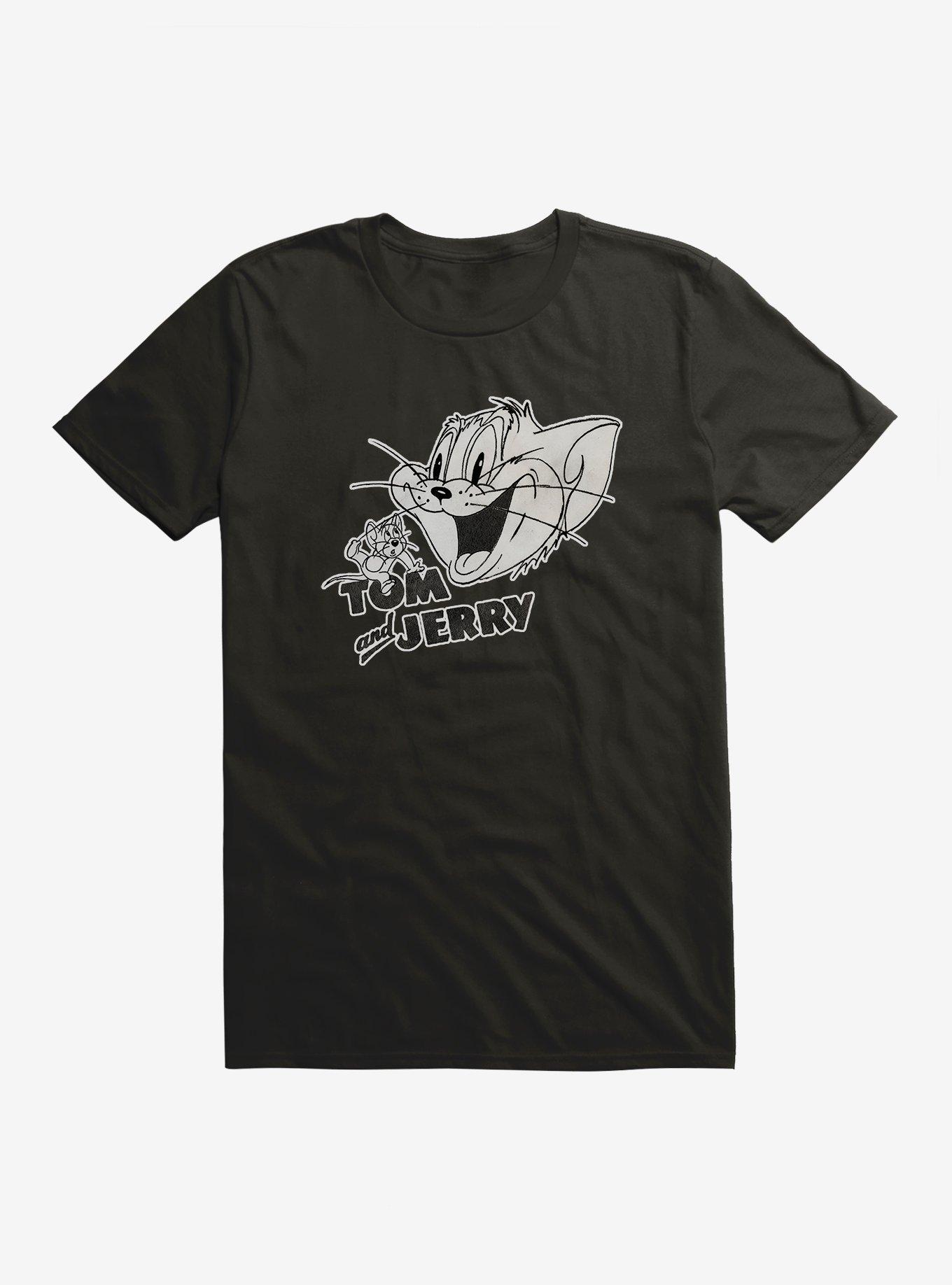 Tom And Jerry Vintage Sketch T-Shirt, , hi-res