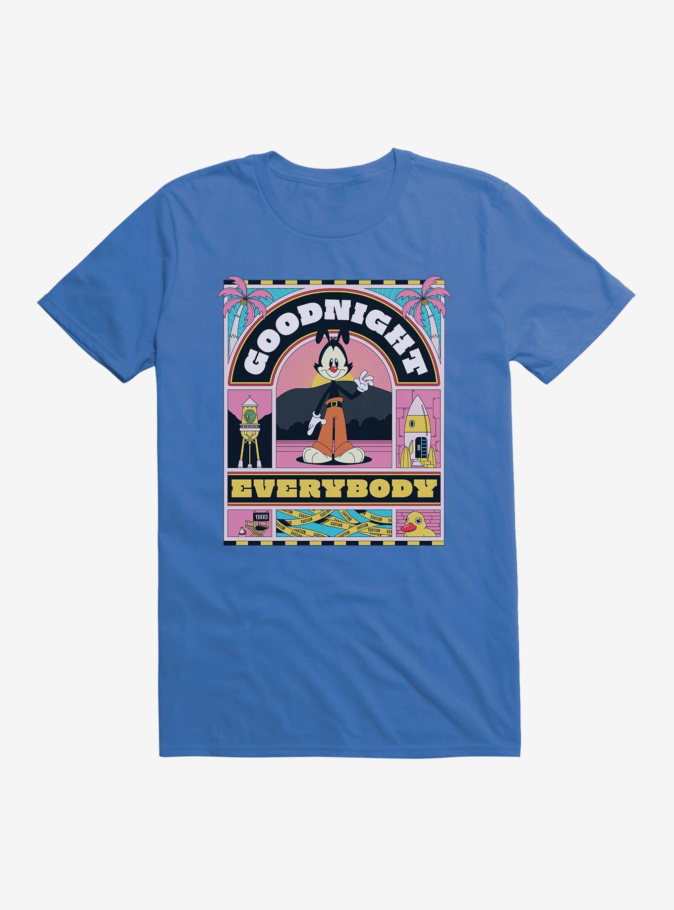Animaniacs Goodnight Everybody T-Shirt, ROYAL, hi-res