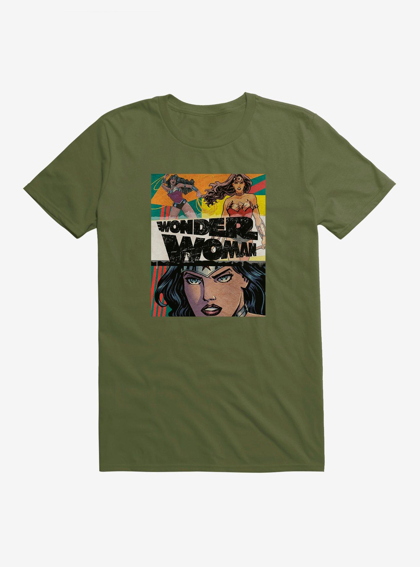 DC Comics Wonder Woman Comic Art T-Shirt, , hi-res