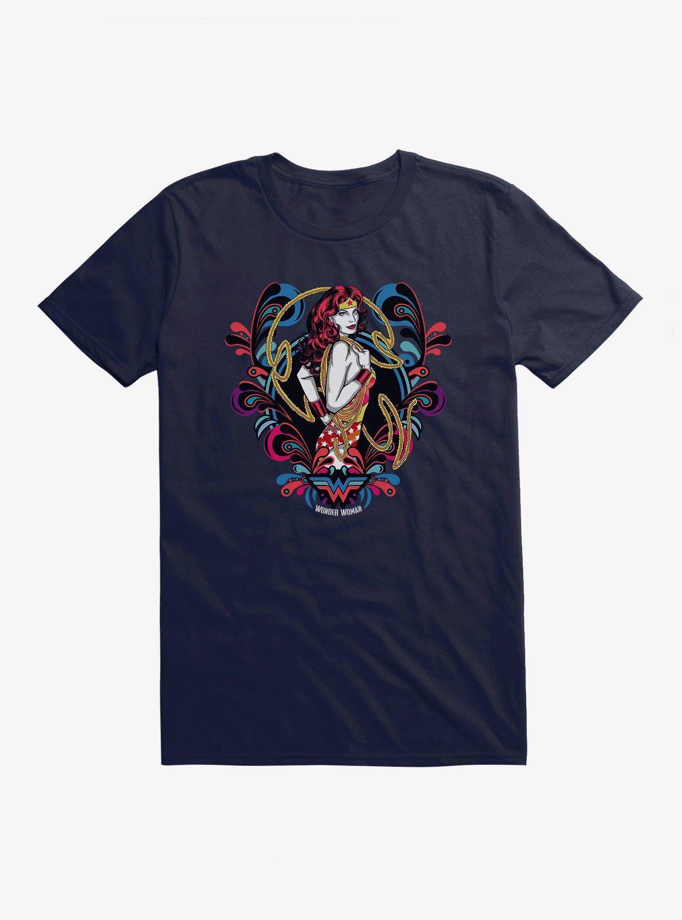 DC Comics Wonder Woman Paisley T-Shirt