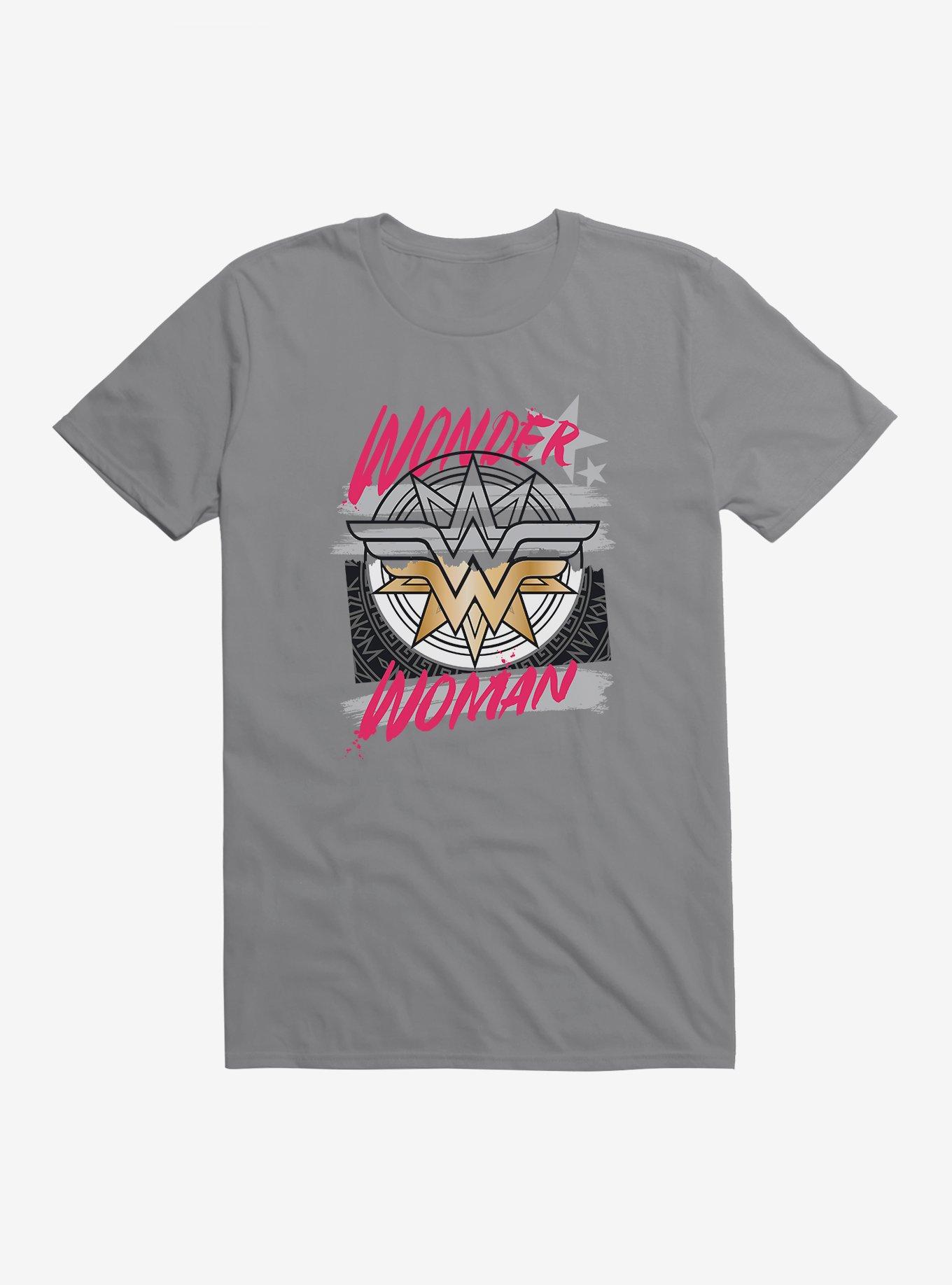 DC Comics Wonder Woman Gold Logo T-Shirt, , hi-res