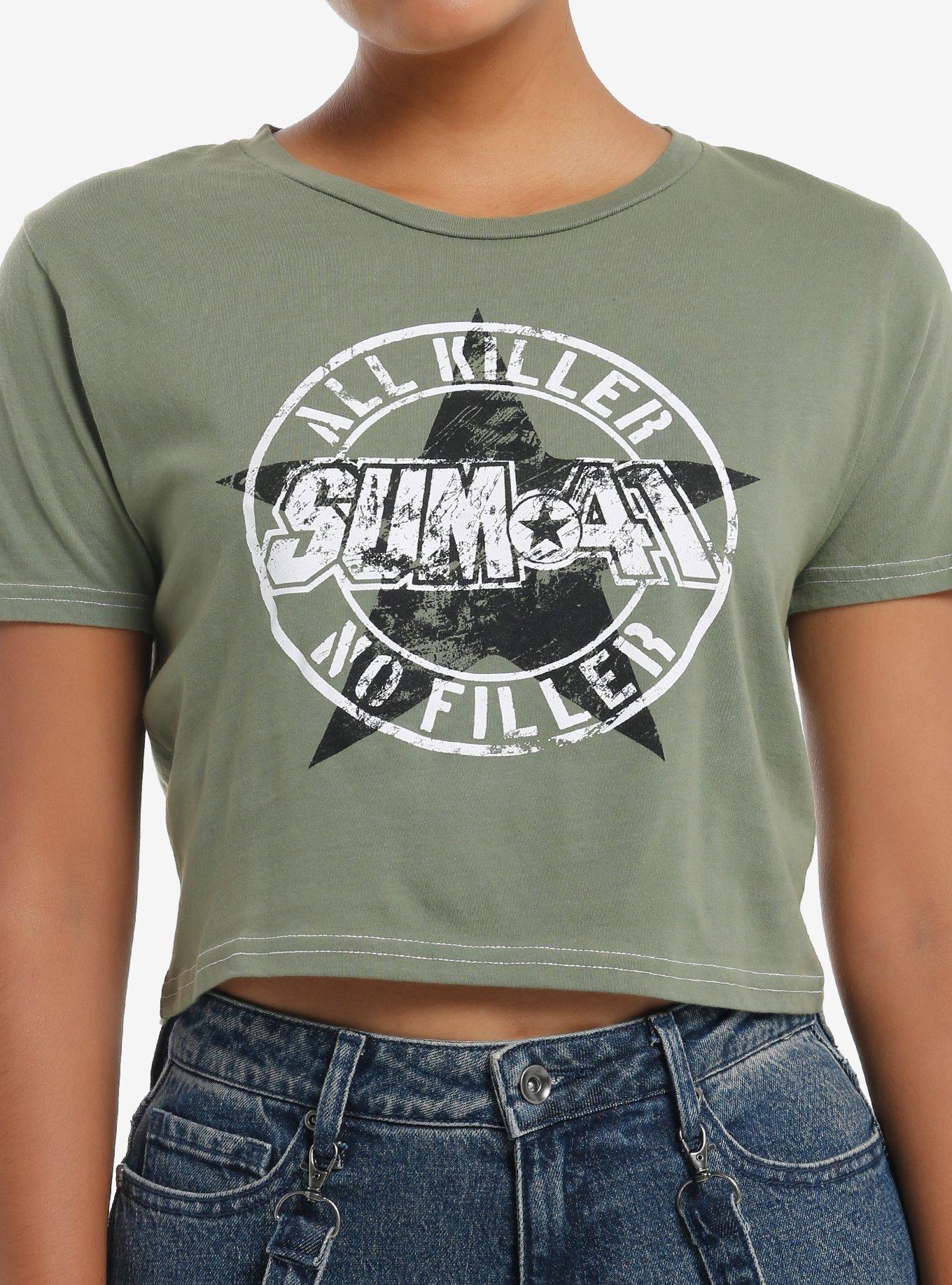 Sum 41 All Killer No Filler Star Girls Baby T-Shirt, GREEN, hi-res
