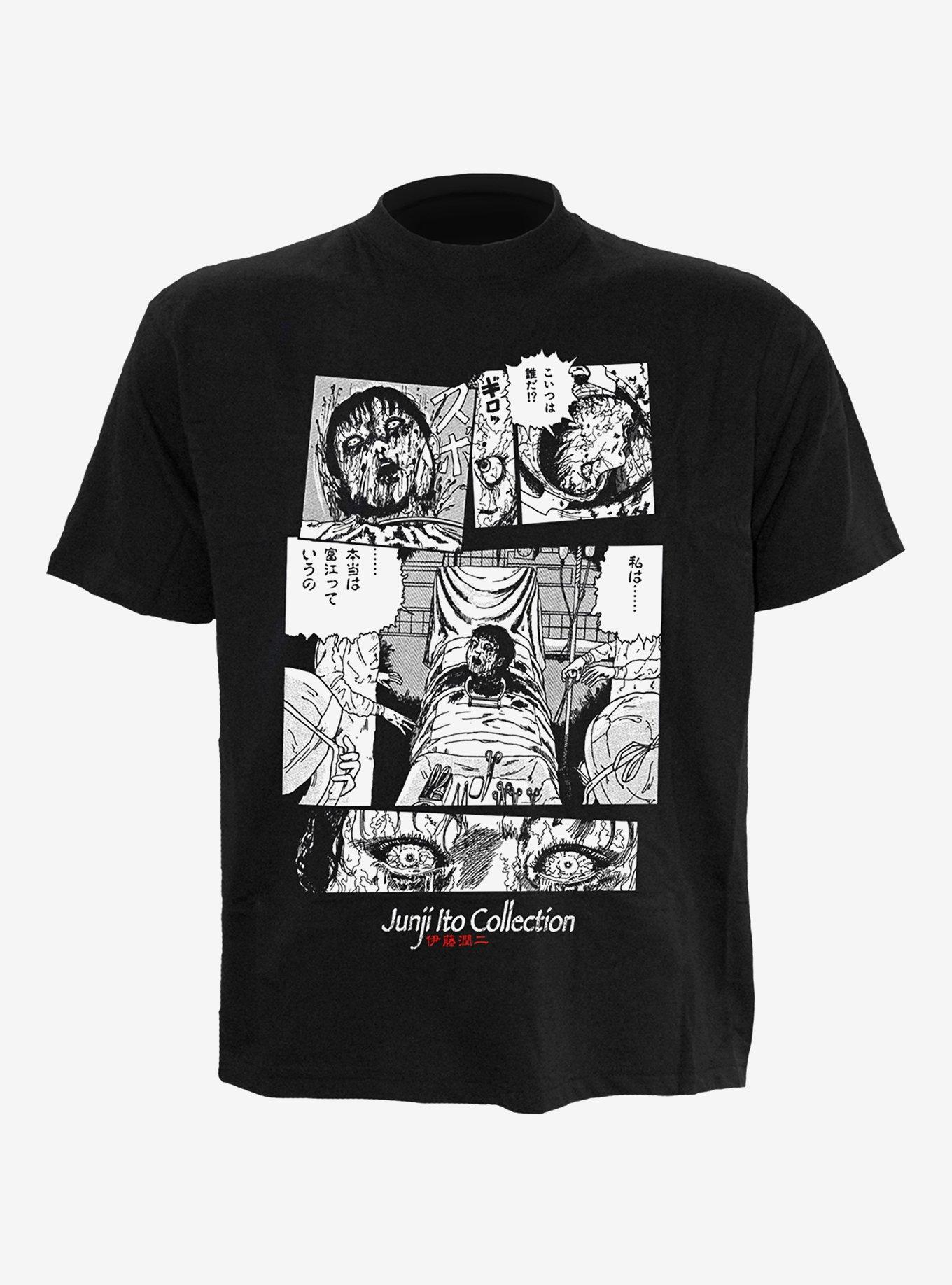 Junji-Ito Surgery Front Print T-Shirt, BLACK, hi-res