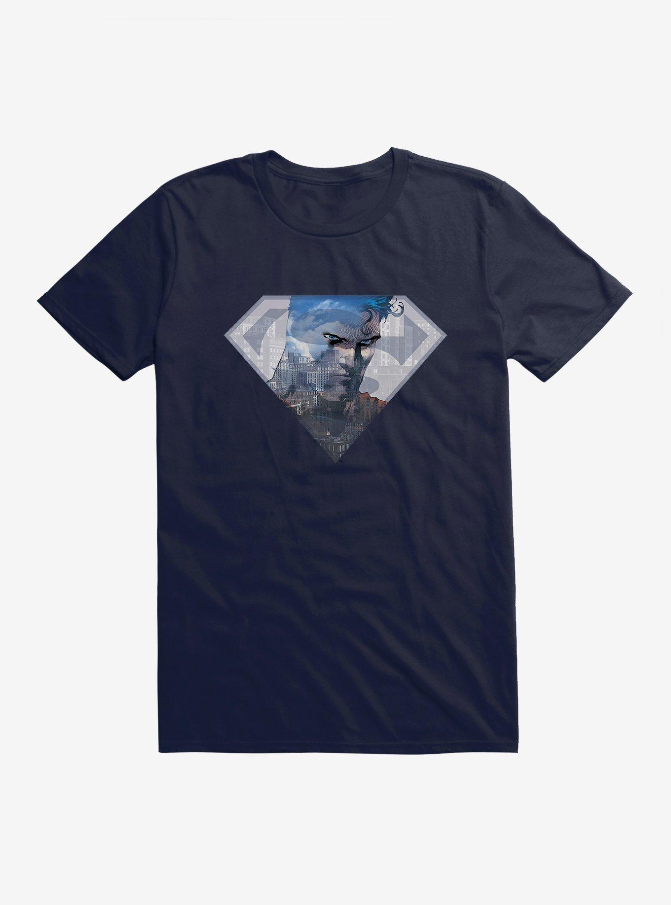 DC Comics Superman Hero Logo Silhouette T-Shirt