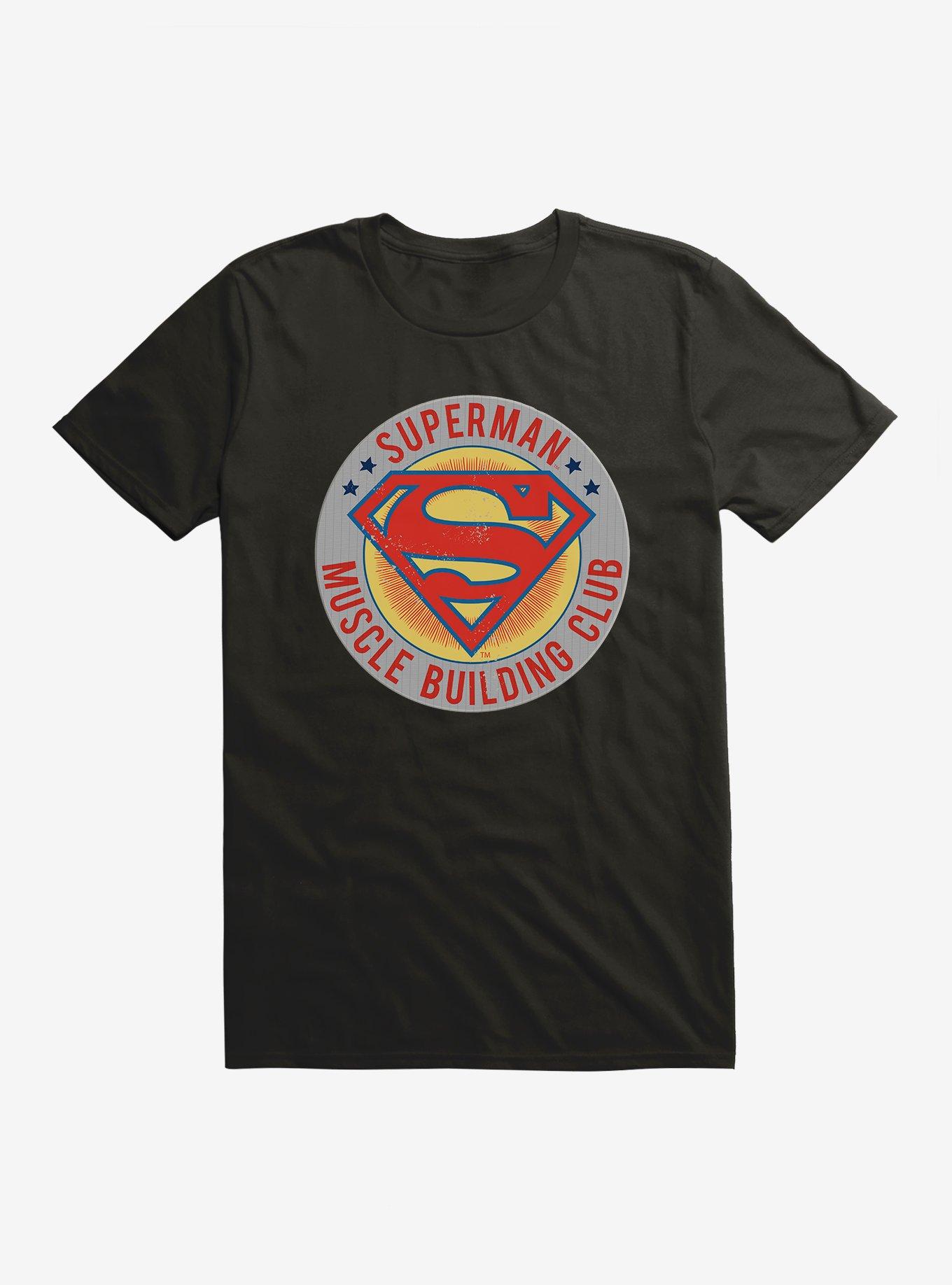 DC Comics Superman Muscle Building Club T-Shirt