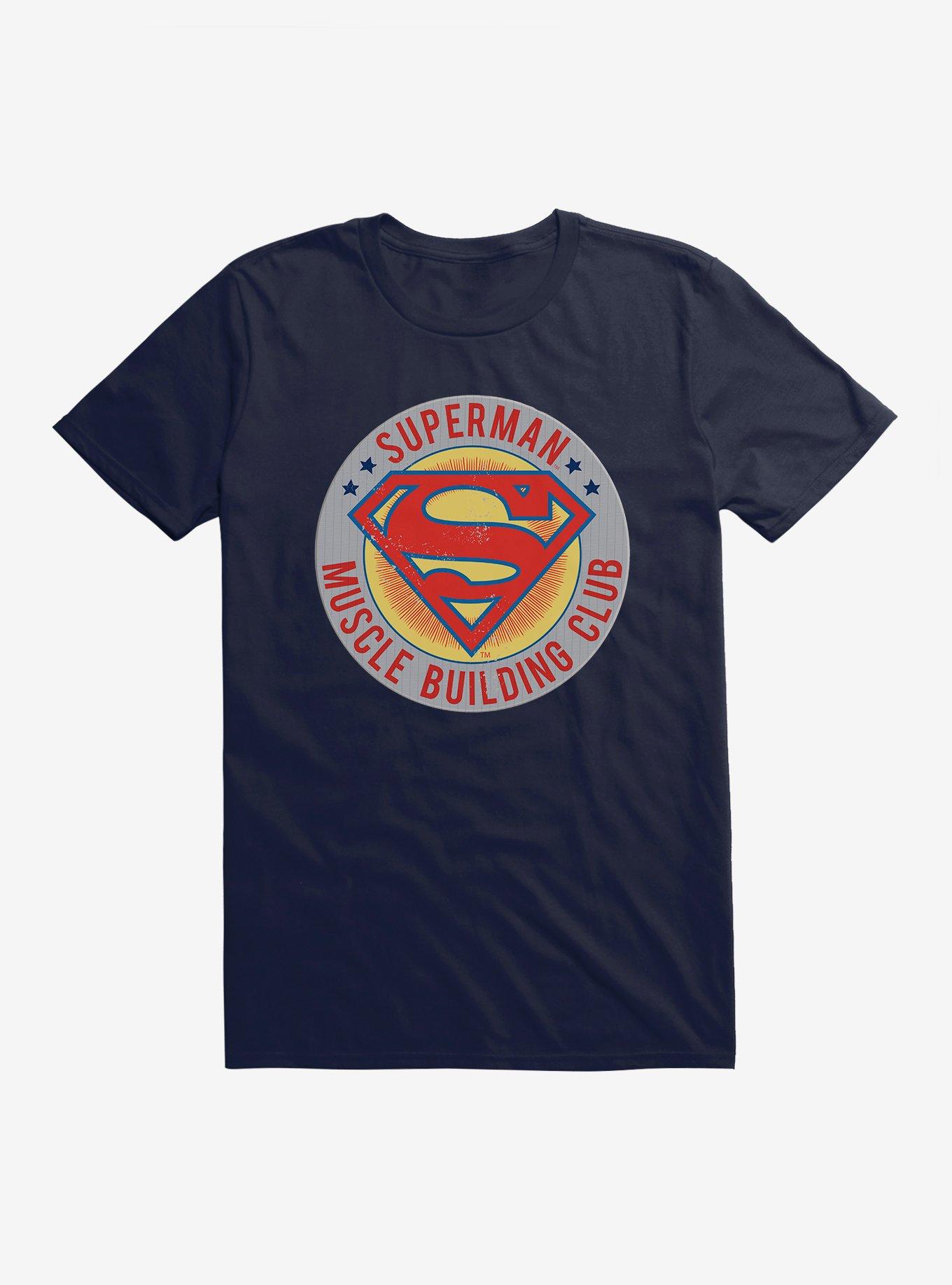 DC Comics Superman Muscle Building Club T-Shirt, , hi-res