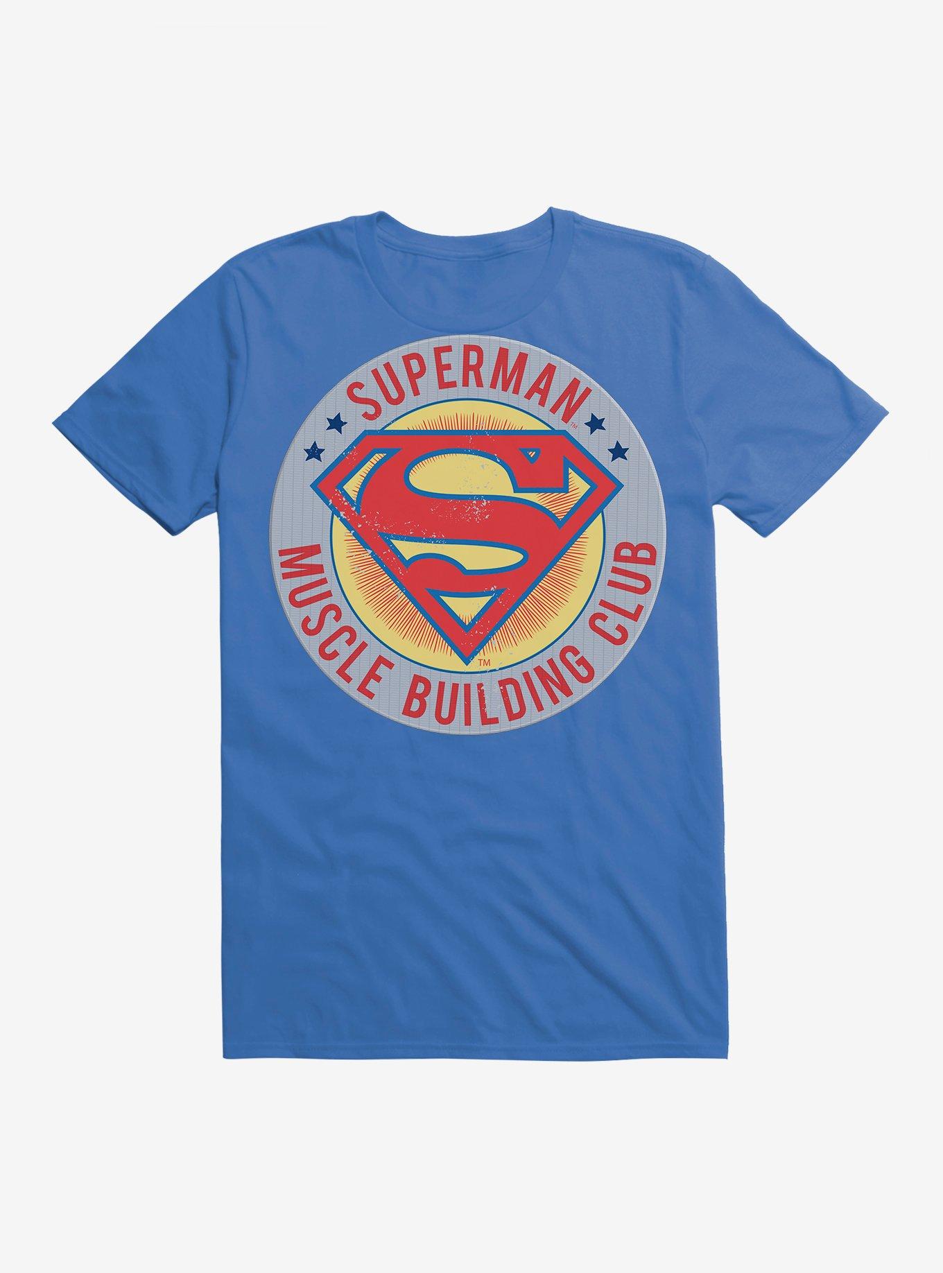 DC Comics Superman Muscle Building Club T-Shirt, , hi-res