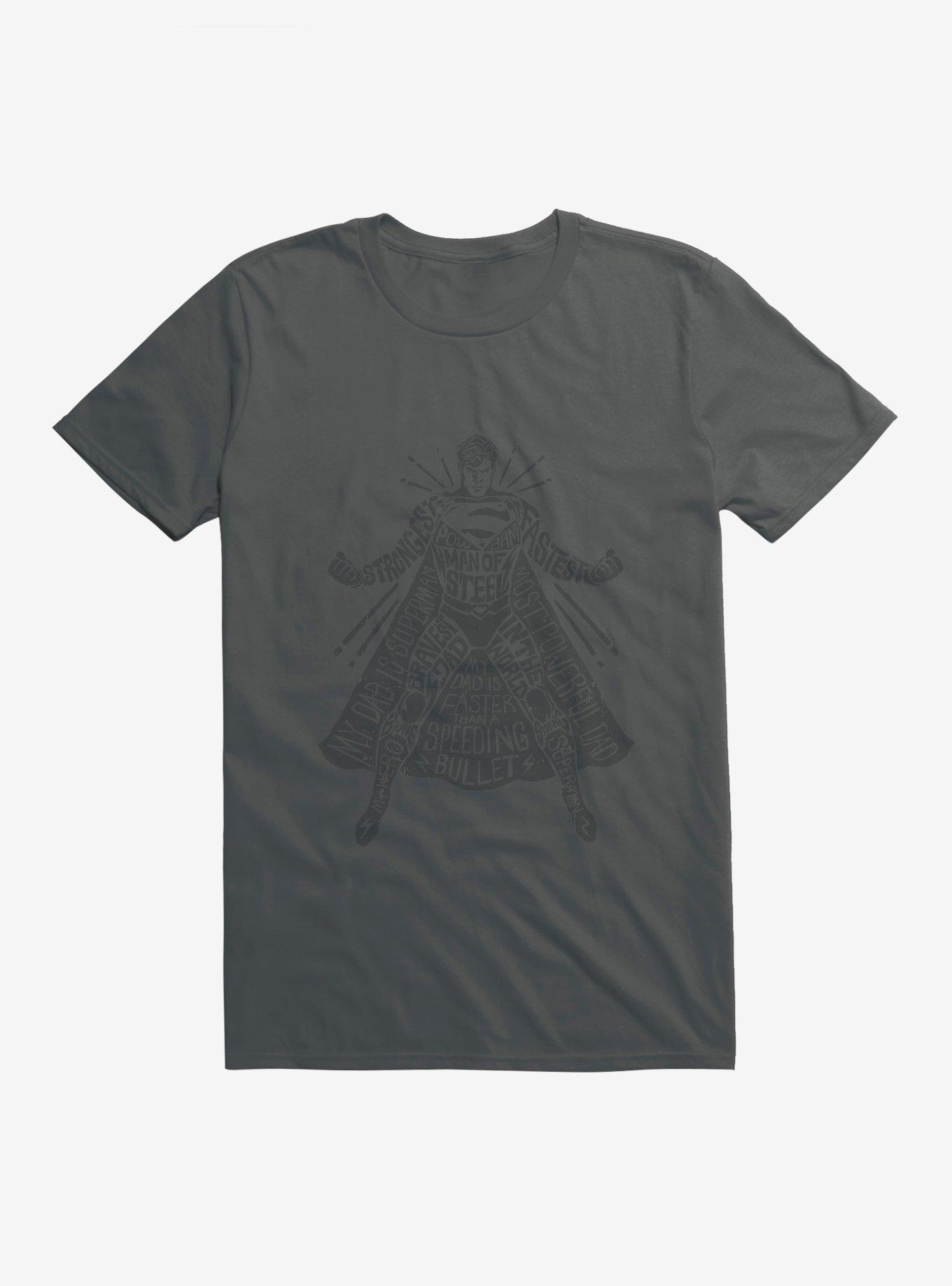 DC Comics Superman Silhouette Script T-Shirt, , hi-res