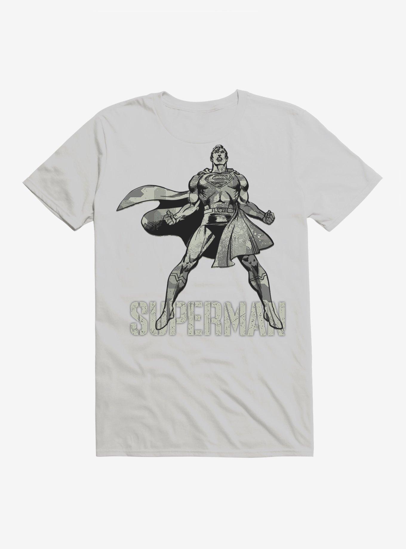 DC Comics Superman Sketch Army Print T-Shirt