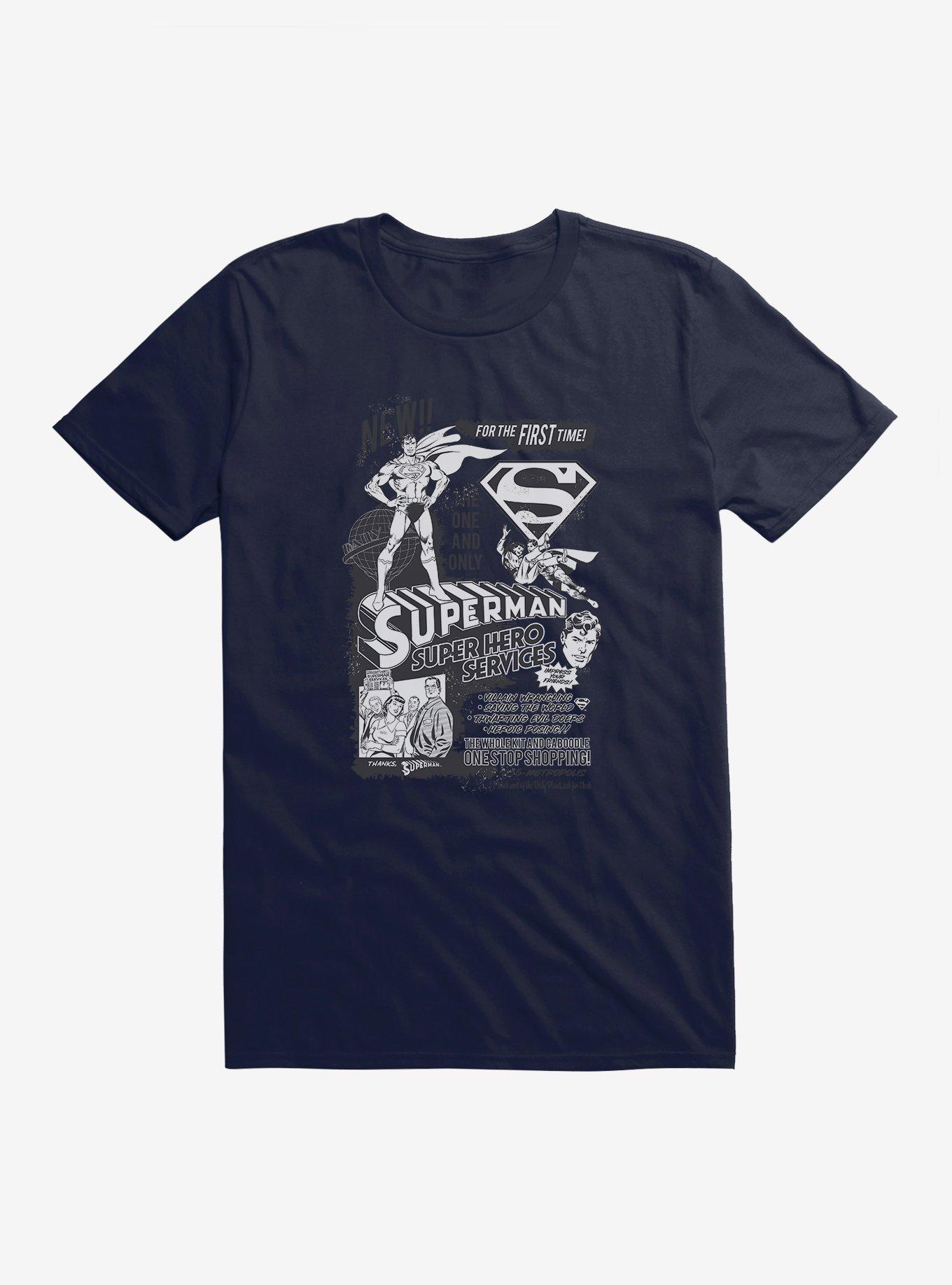 DC Comics Superman Superhero Services T-Shirt, , hi-res