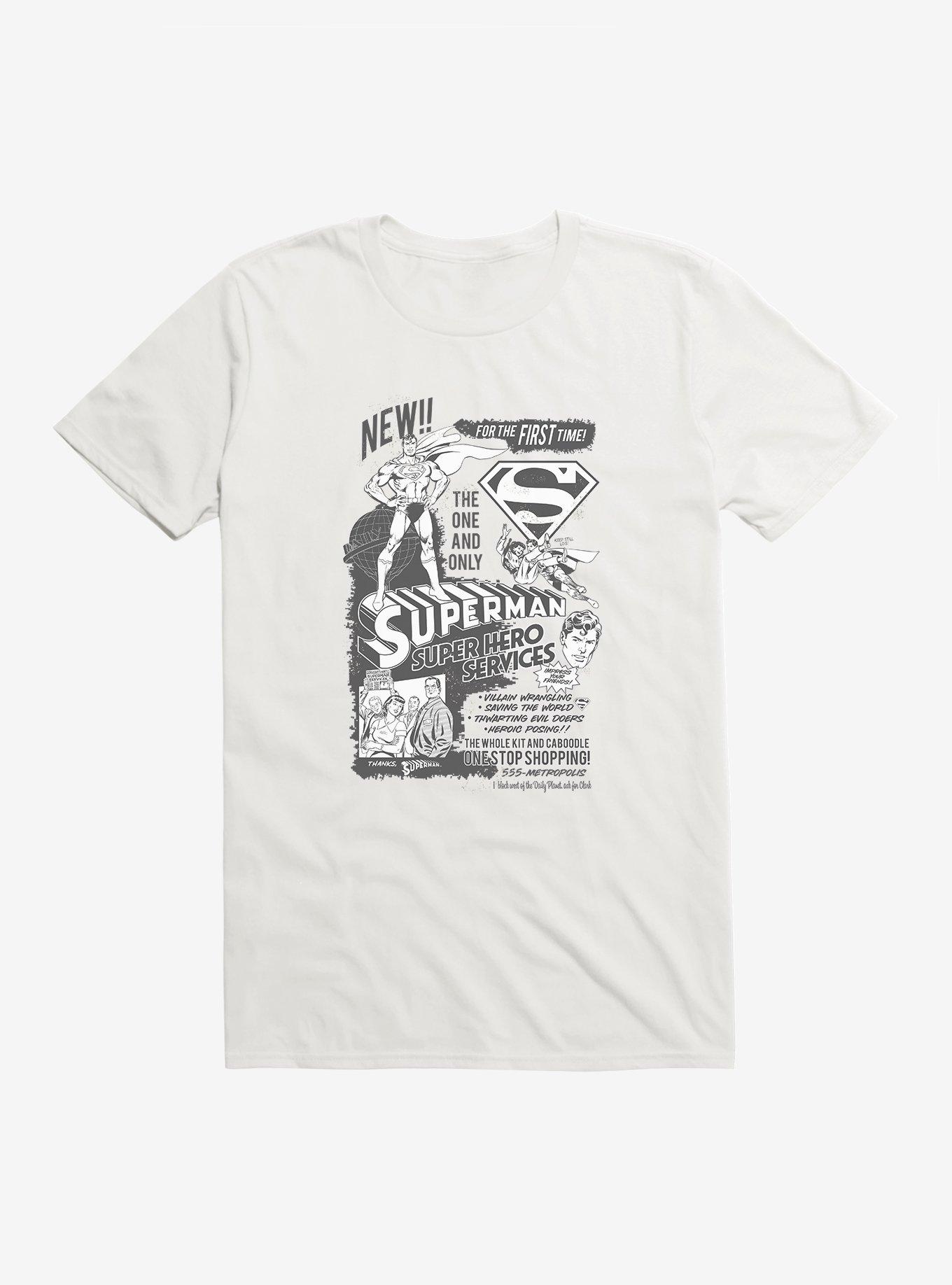 DC Comics Superman Superhero Services T-Shirt, , hi-res