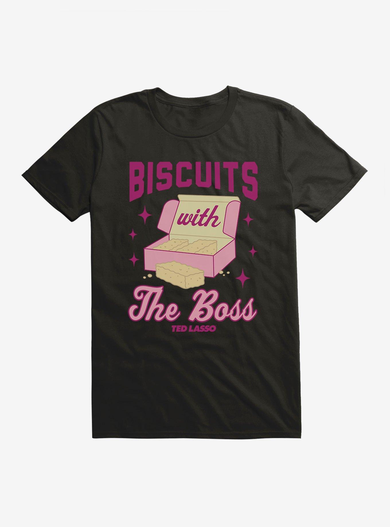 Ted Lasso Biscuits With The Boss T-Shirt, BLACK, hi-res