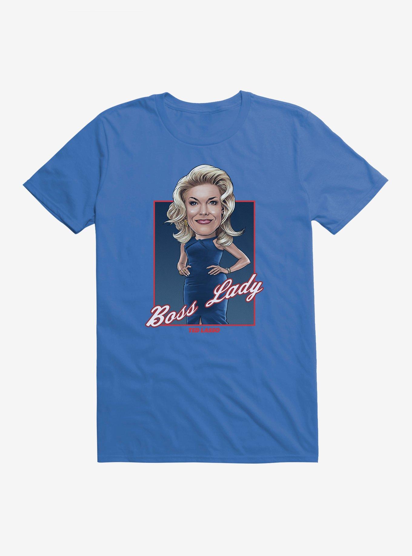 Ted Lasso Boss Lady Rebecca T-Shirt, ROYAL, hi-res