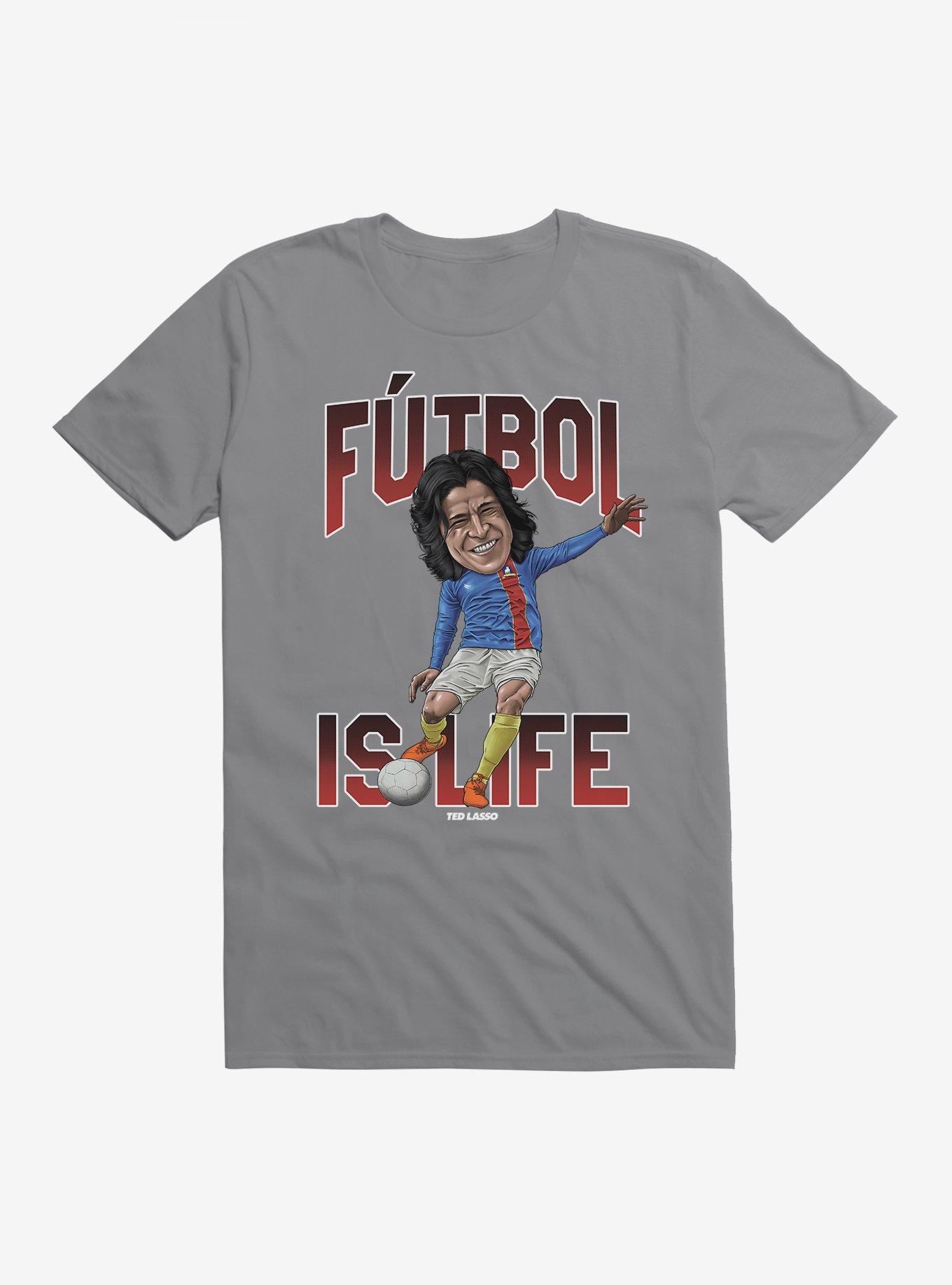 Ted Lasso Dani Rojas Futbol Is Life T-Shirt, STORM GREY, hi-res
