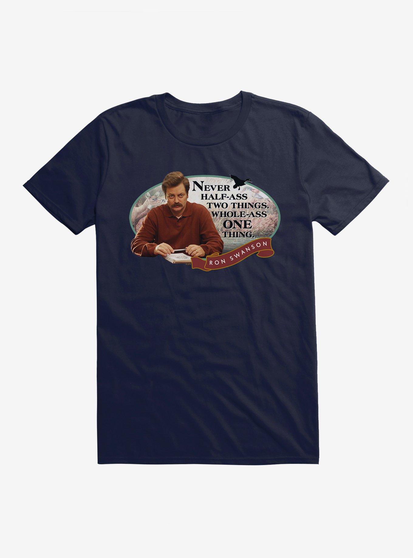 Parks And Recreation Whole-Ass One Thing T-Shirt, NAVY, hi-res