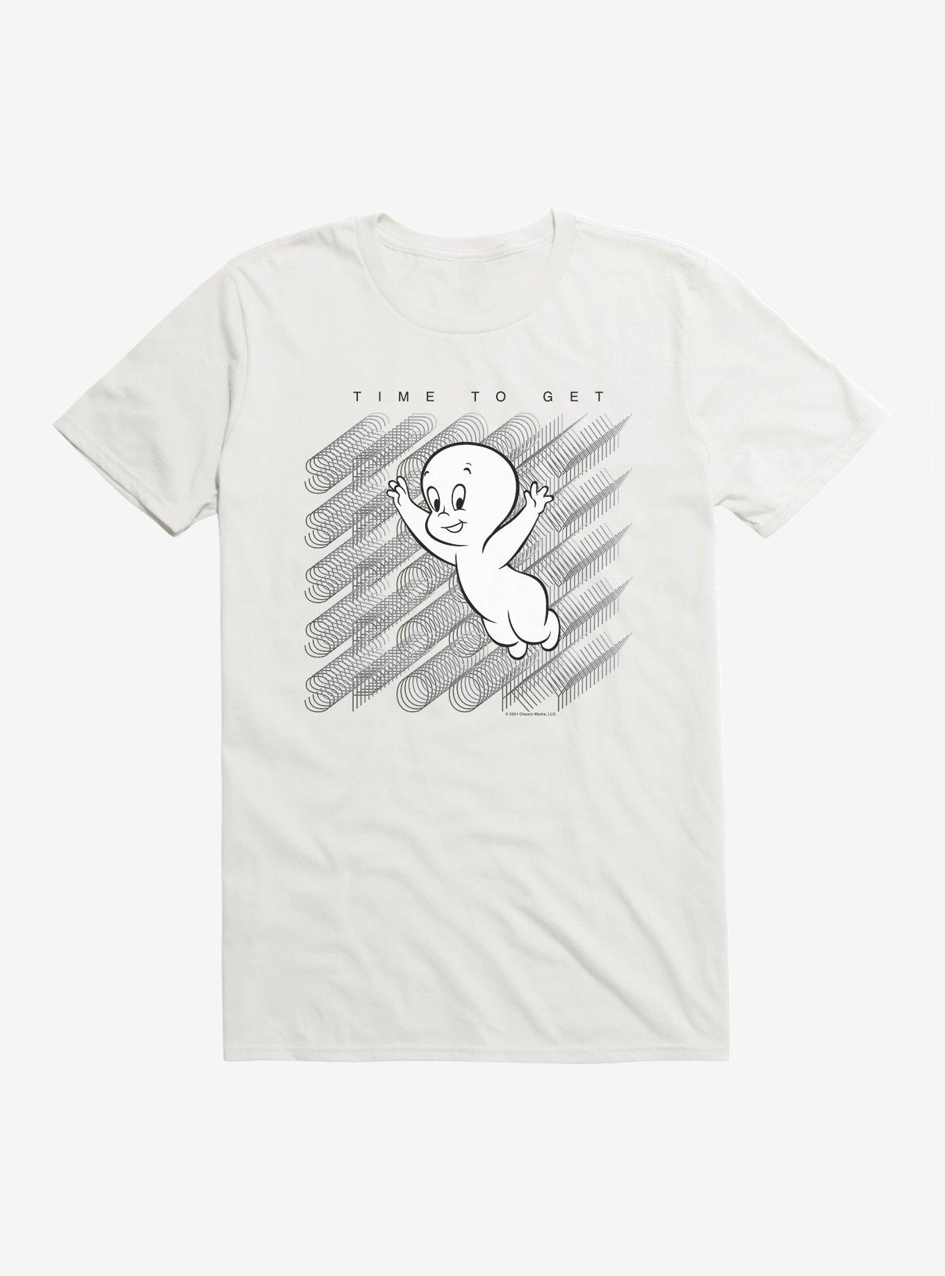 Casper The Friendly Ghost Virtual Raver Spooky Time T-Shirt